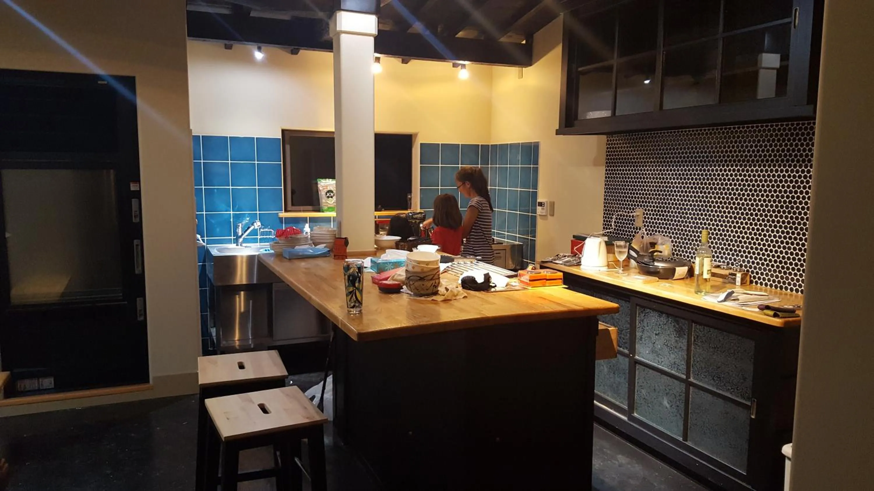 Kitchen or kitchenette in Asobi Lodge