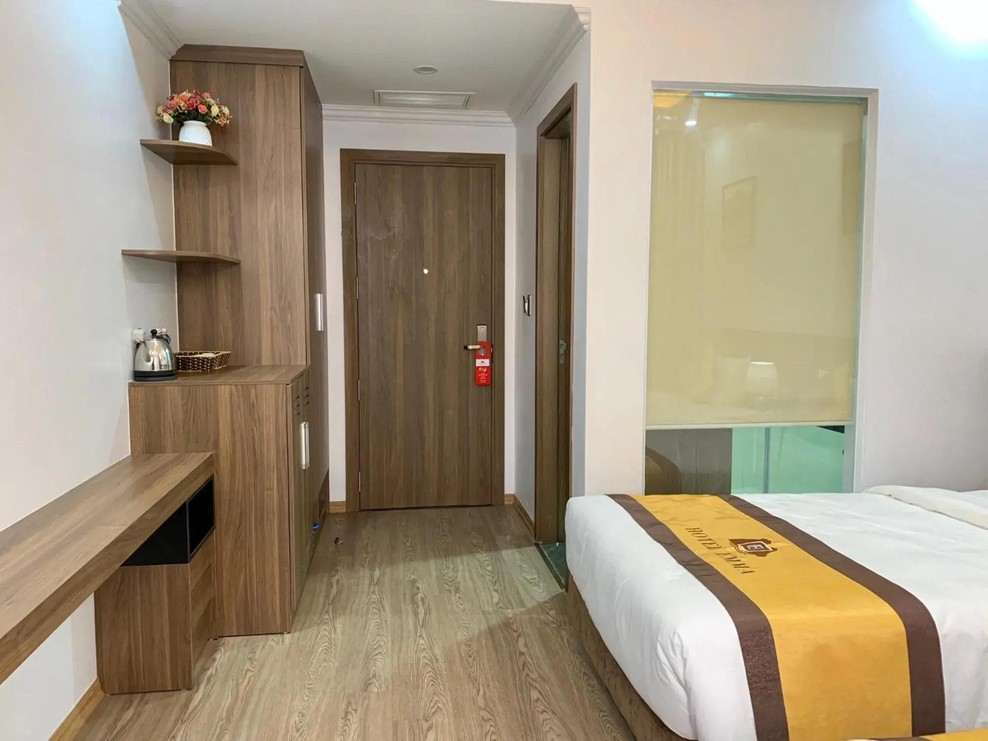 Twin Room with City View in Emma Hotel Twin Room with City View in Emma Hotel