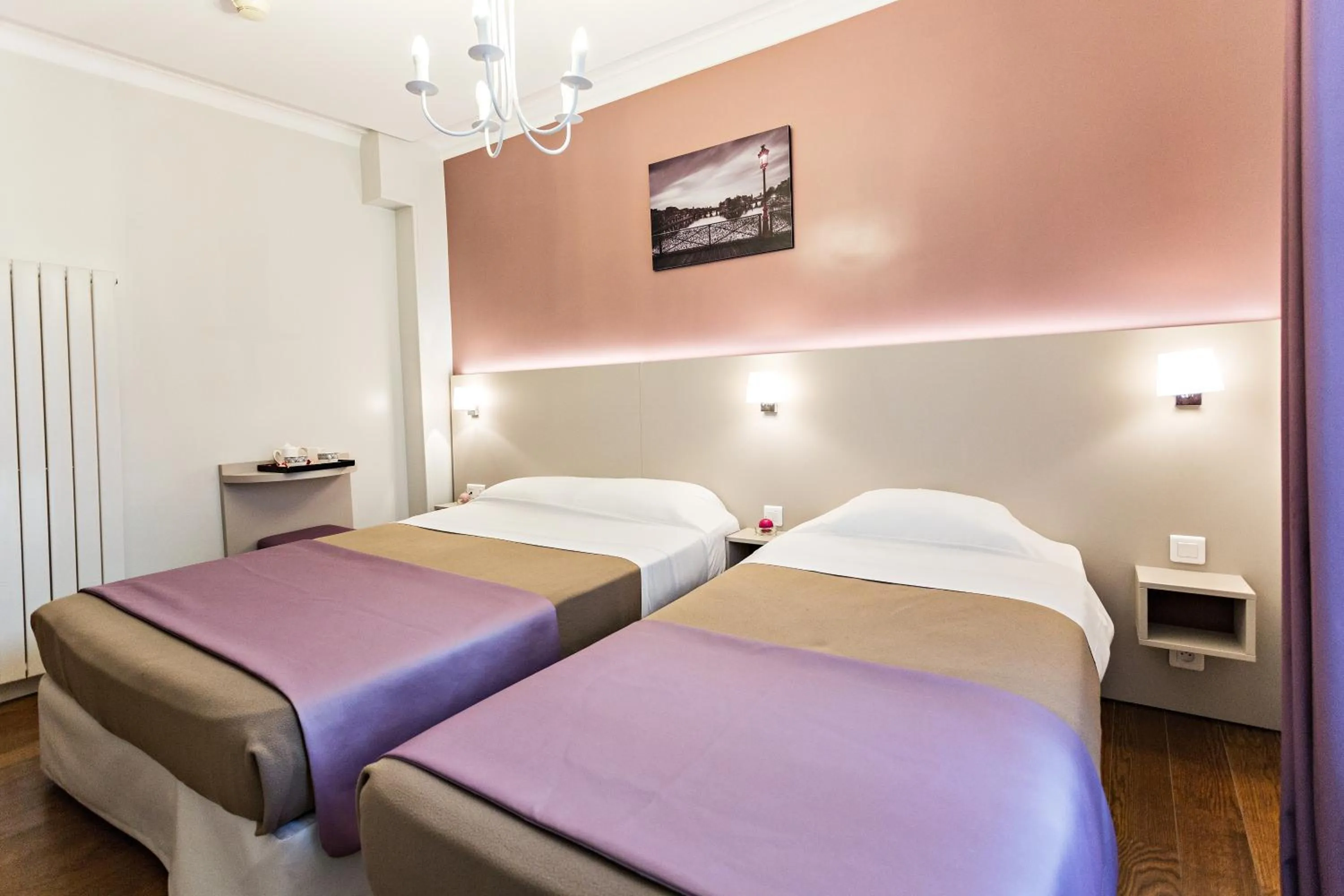 Decorative detail, Bed in Modern Hotel