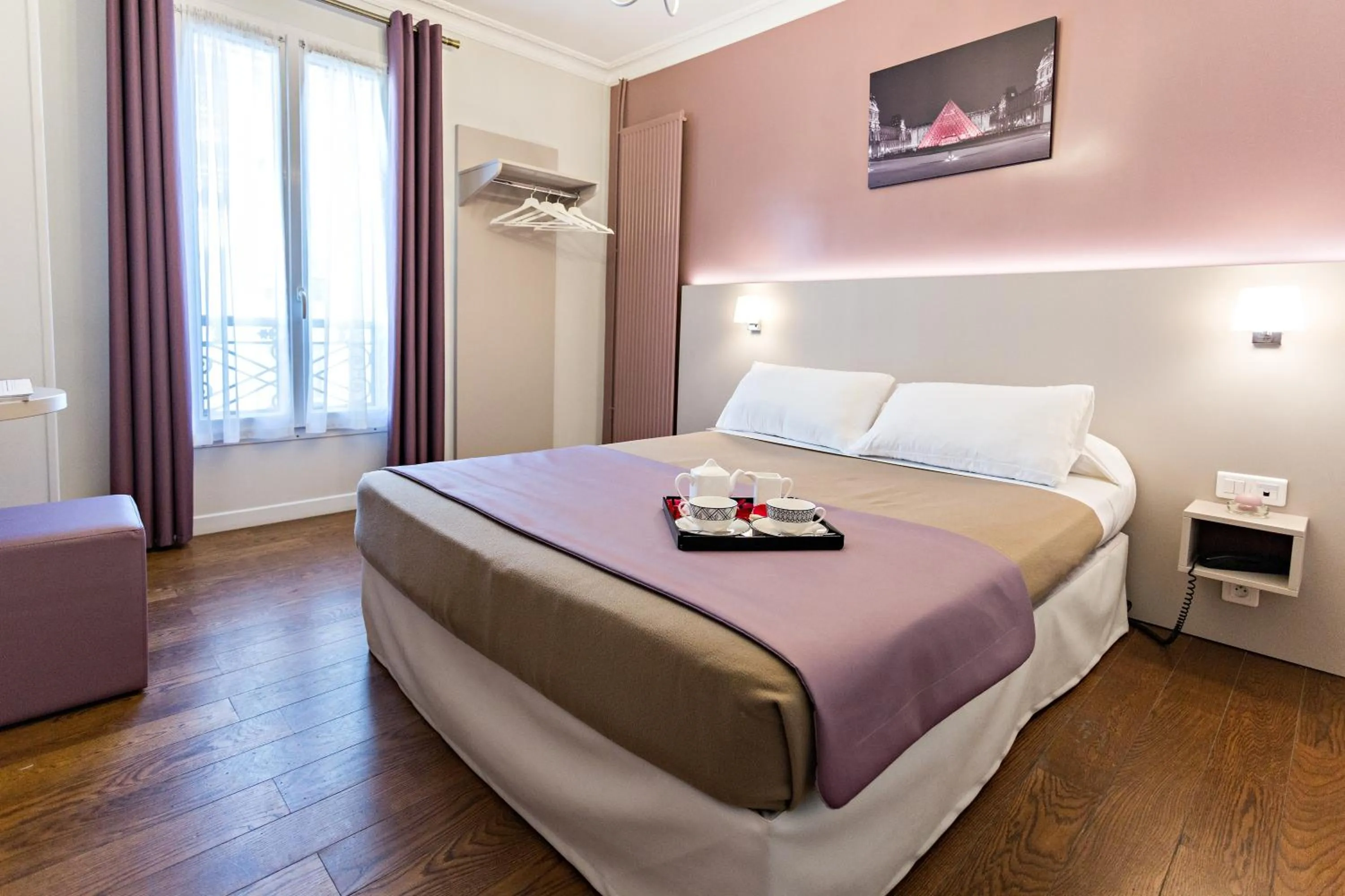 Decorative detail, Bed in Modern Hotel