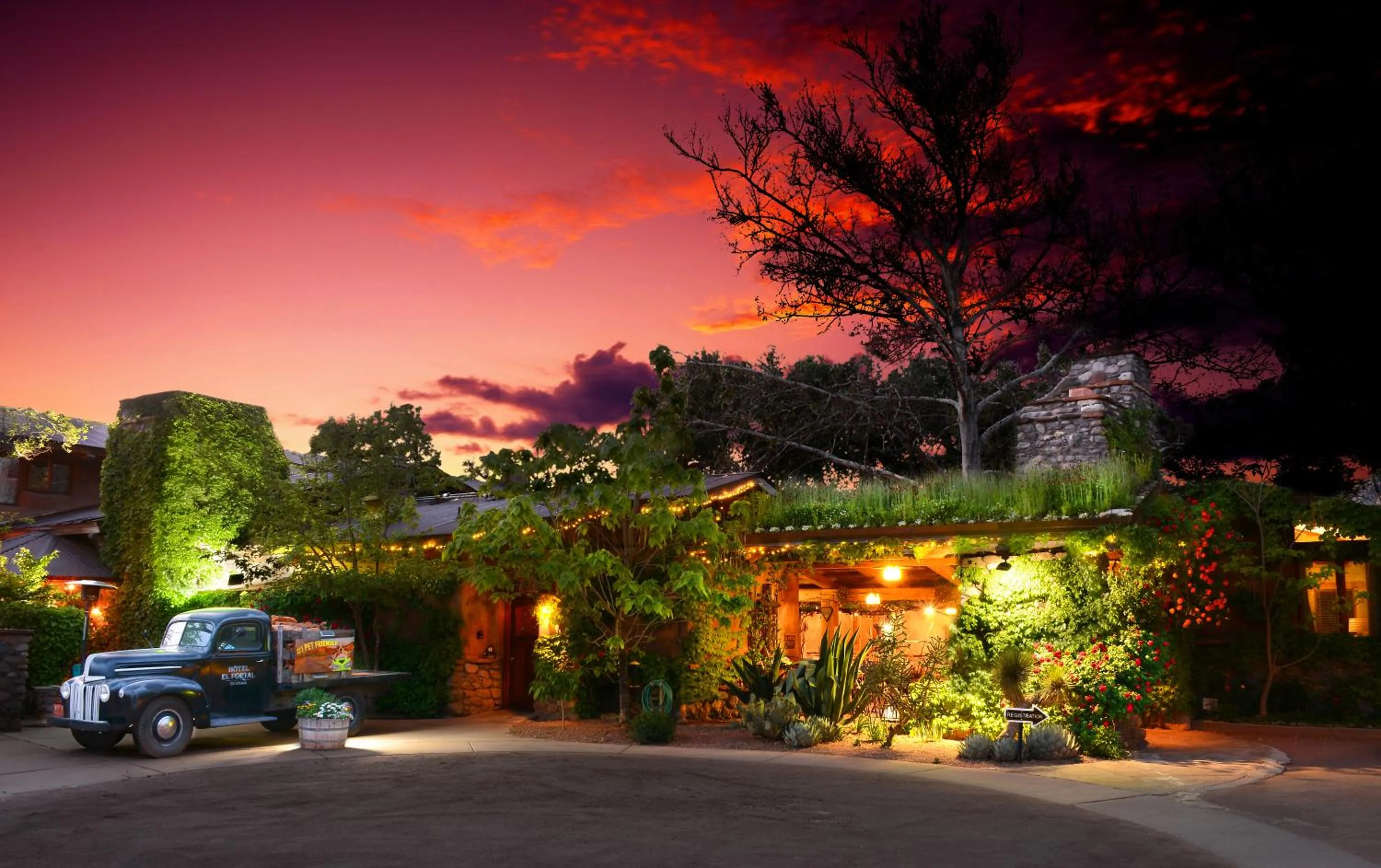 Property building in El Portal Sedona Hotel