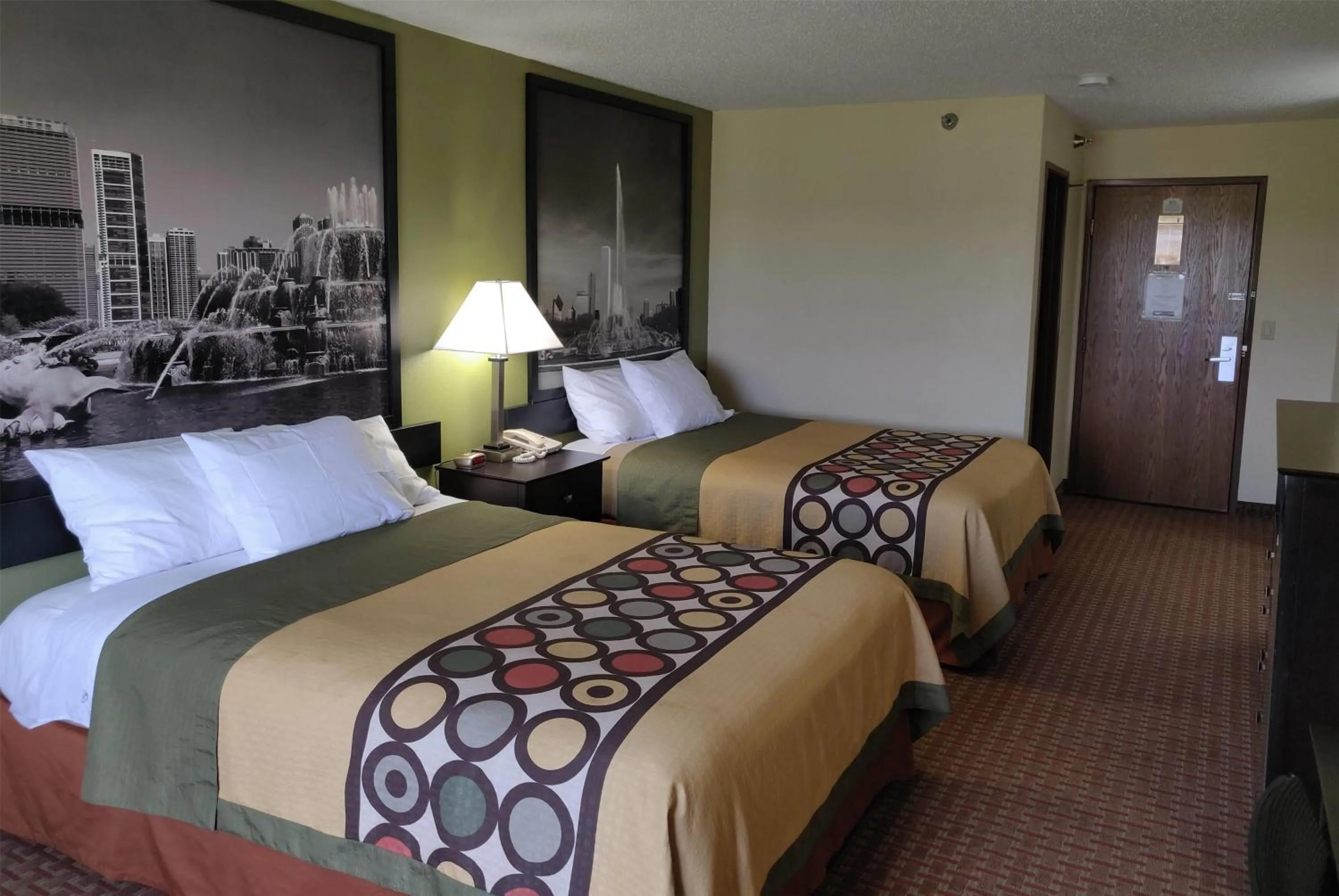 Photo of the whole room, Bed in Super 8 by Wyndham DeKalb IL