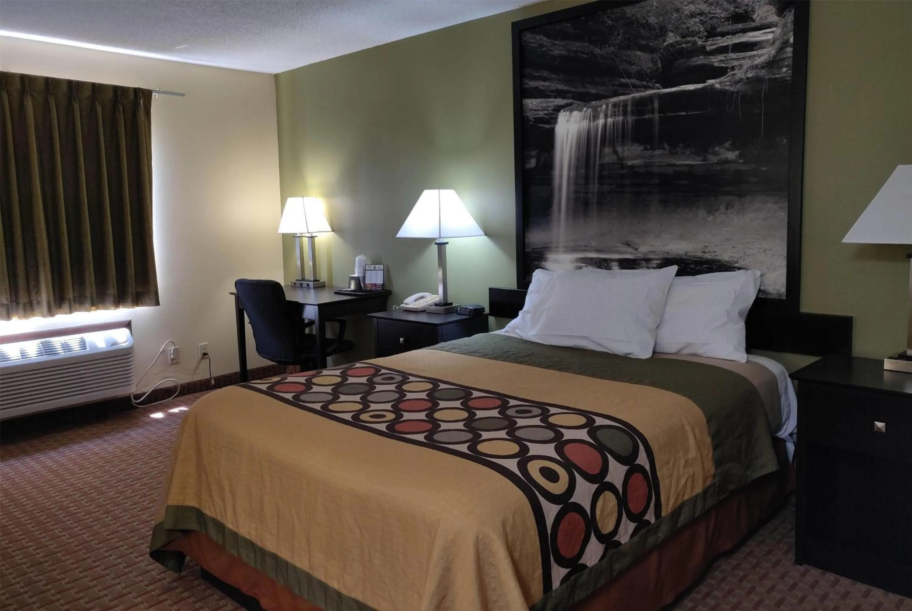 Photo of the whole room, Bed in Super 8 by Wyndham DeKalb IL