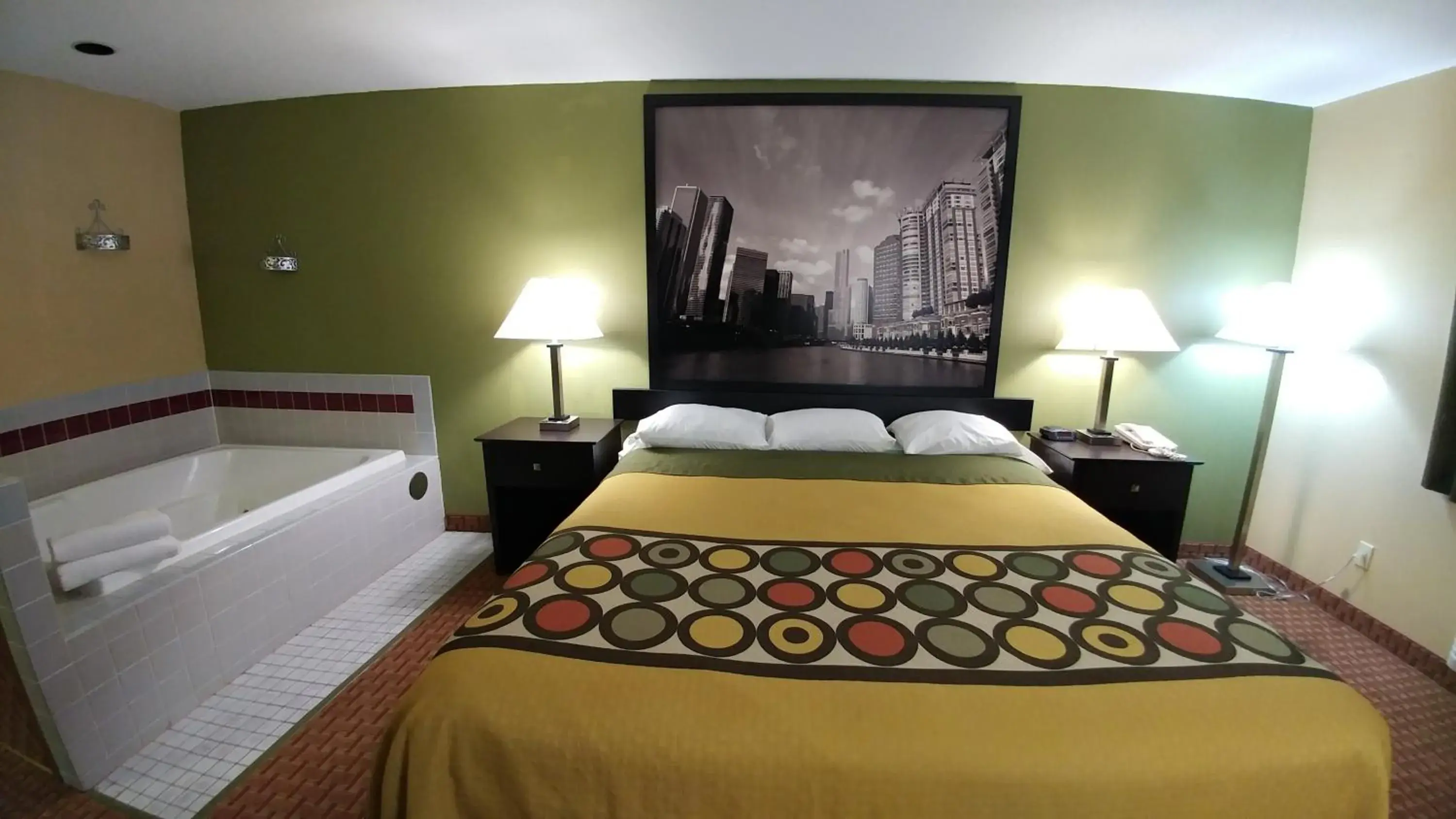 Bed in Super 8 by Wyndham DeKalb IL Bed in Super 8 by Wyndham DeKalb IL