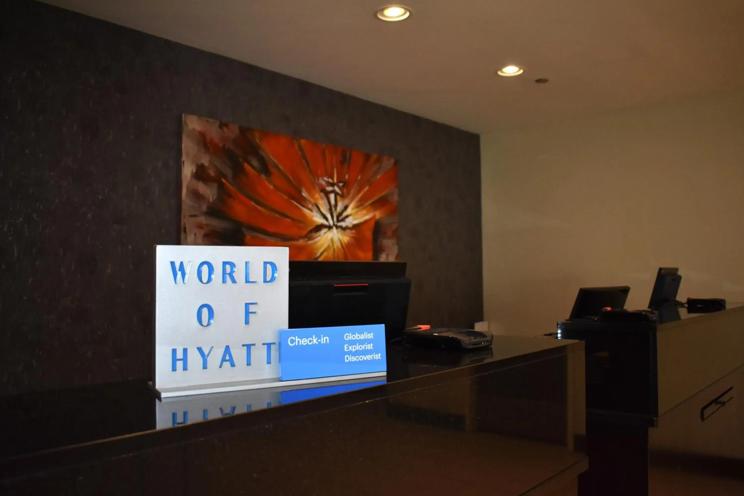 Lobby or reception in Hyatt Regency Lisle near Naperville Lobby or reception in Hyatt Regency Lisle near Naperville