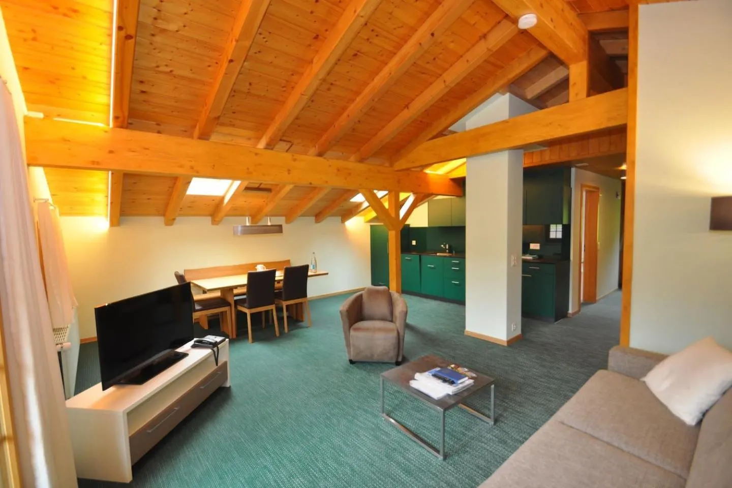 Living room in Ferienwohnungen Hotel Alpina