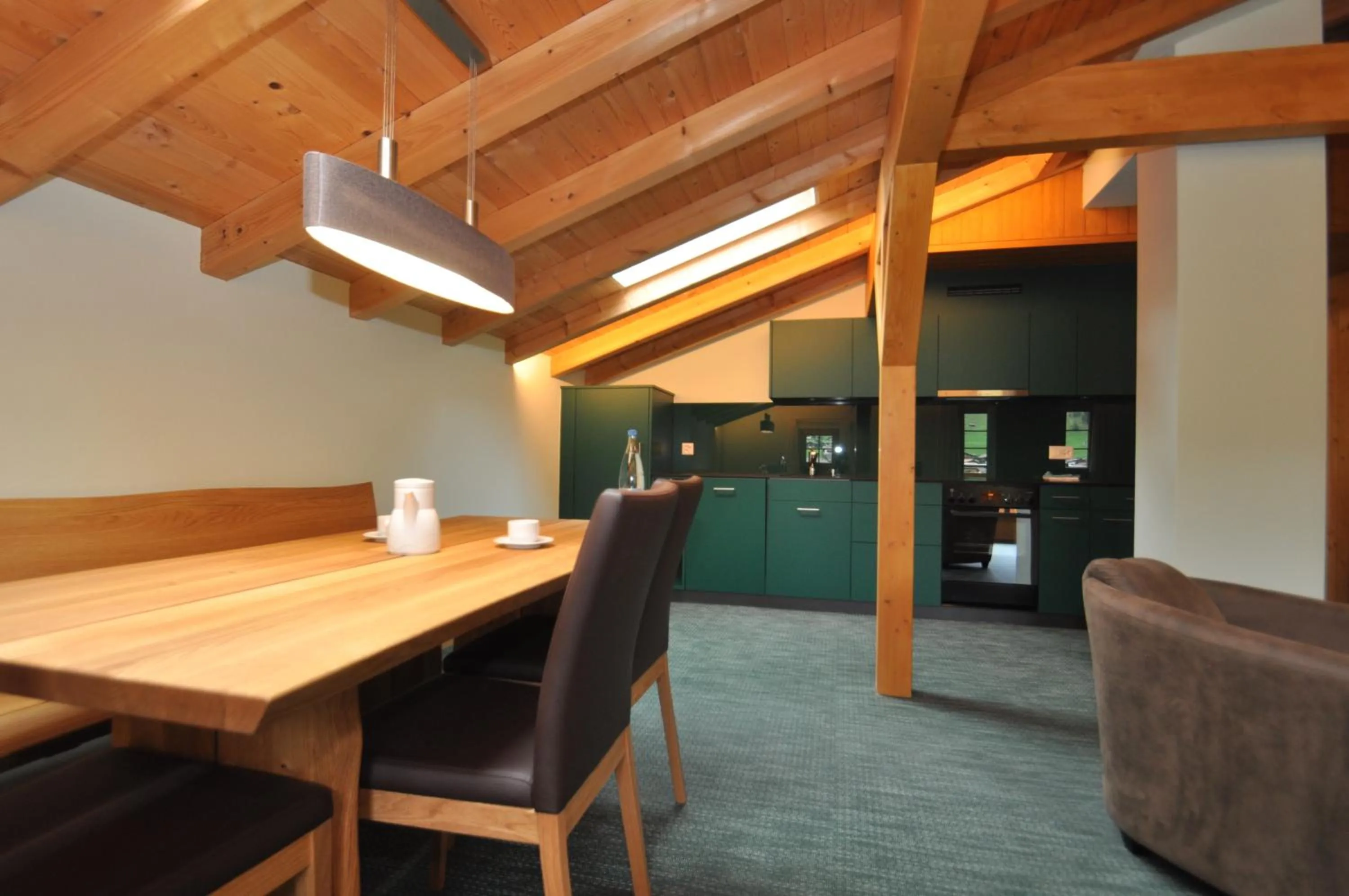 Dining area in Ferienwohnungen Hotel Alpina