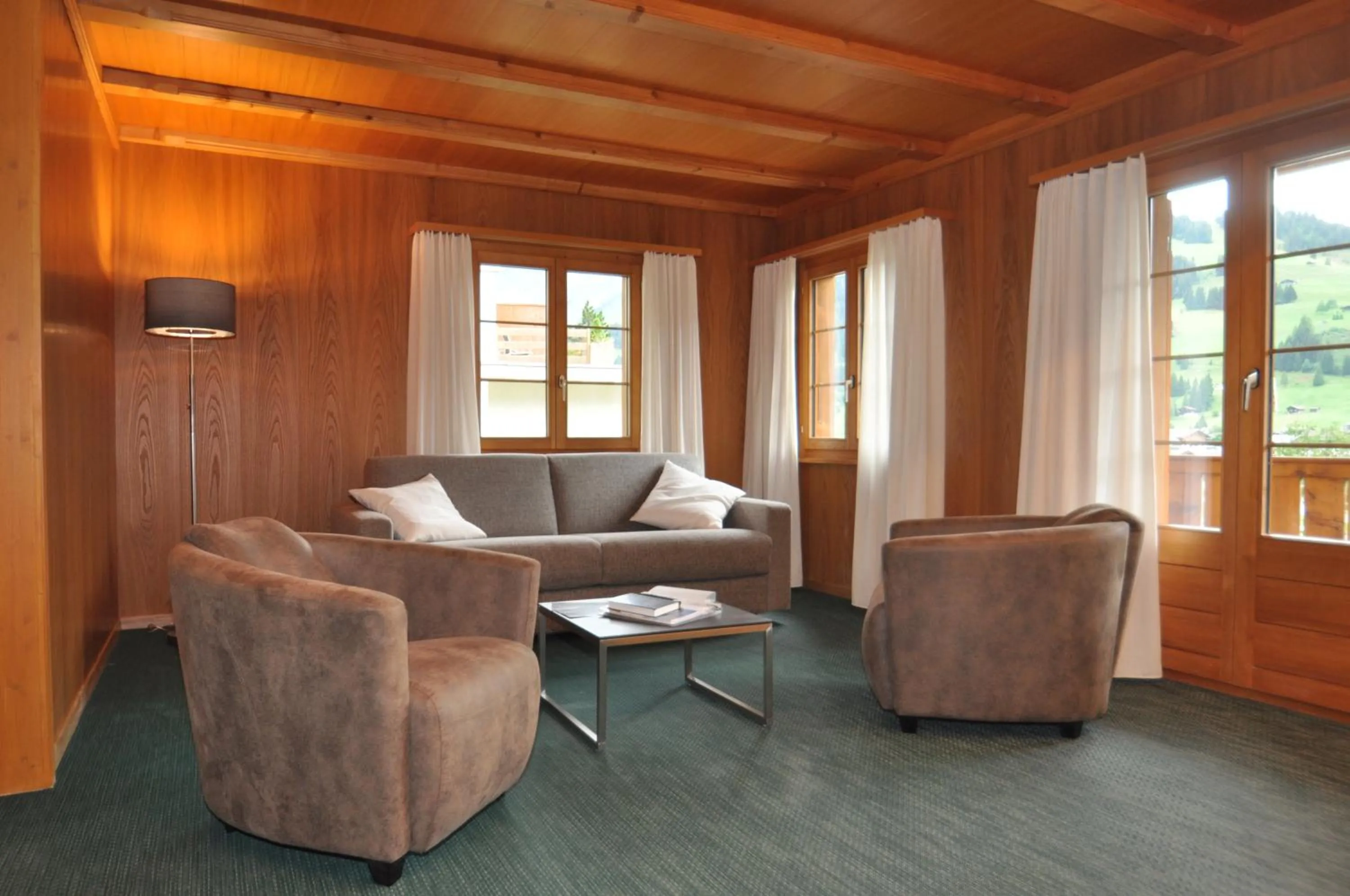 Living room in Ferienwohnungen Hotel Alpina