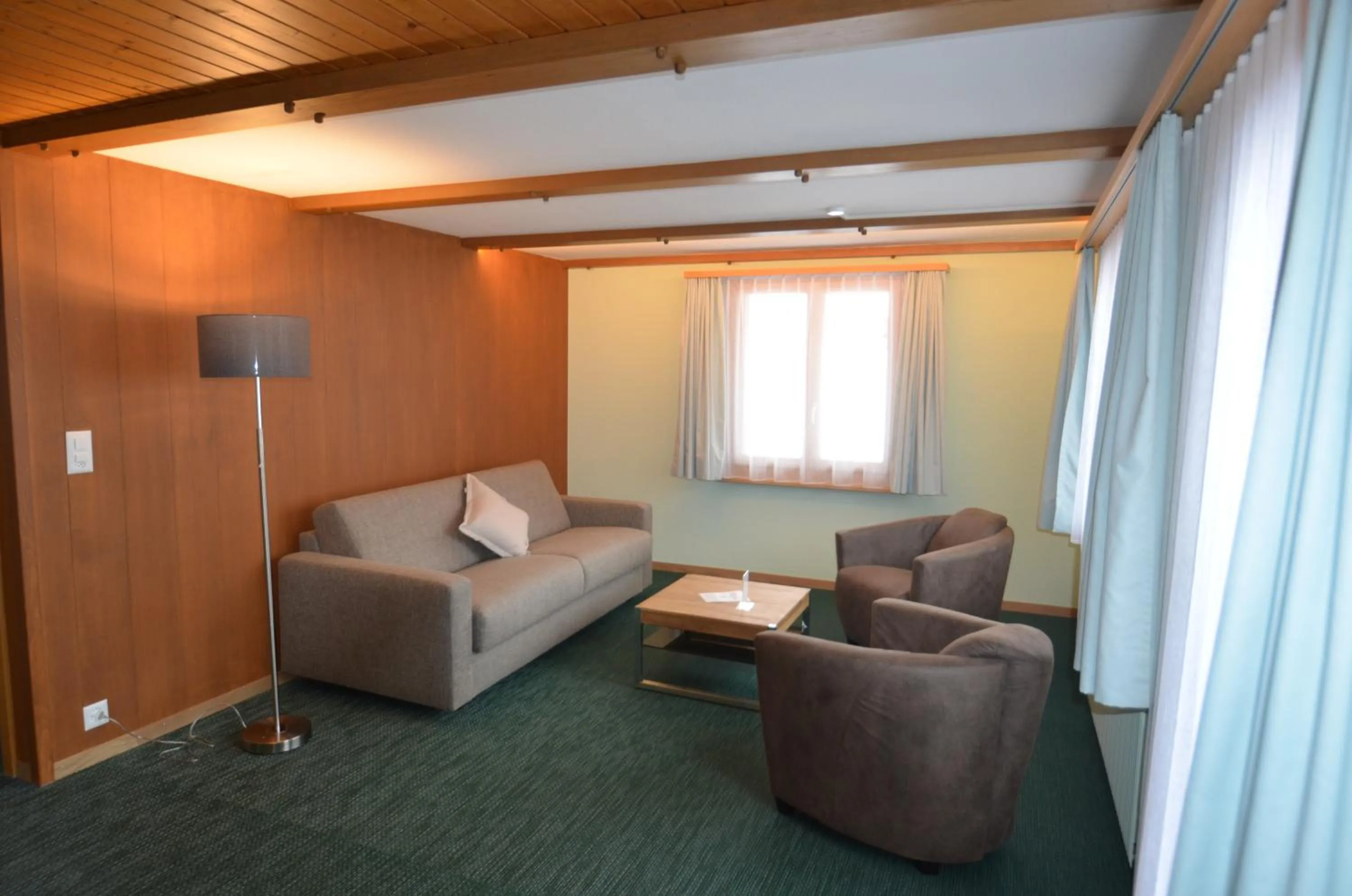 Living room in Ferienwohnungen Hotel Alpina