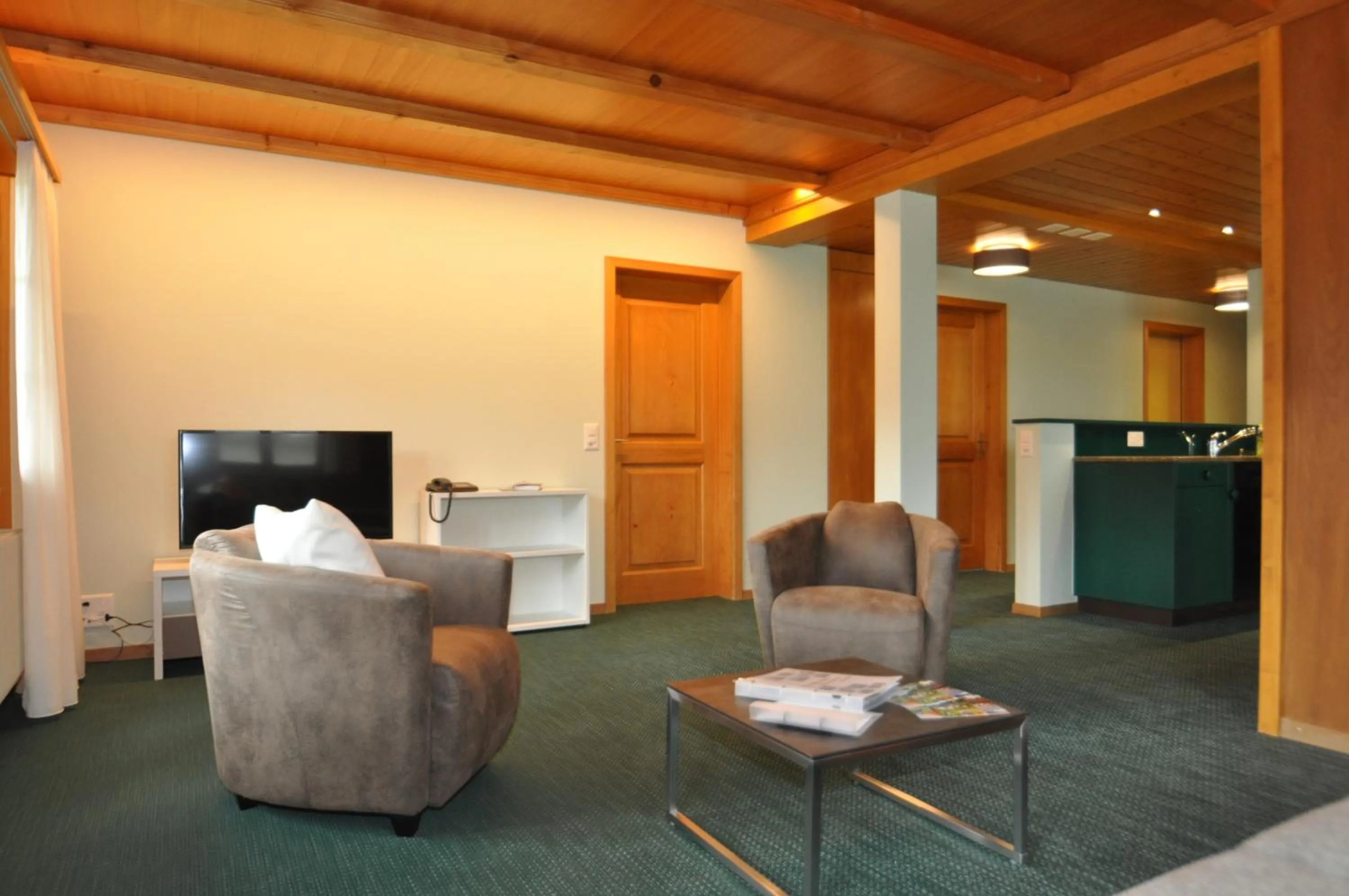 Living room in Ferienwohnungen Hotel Alpina
