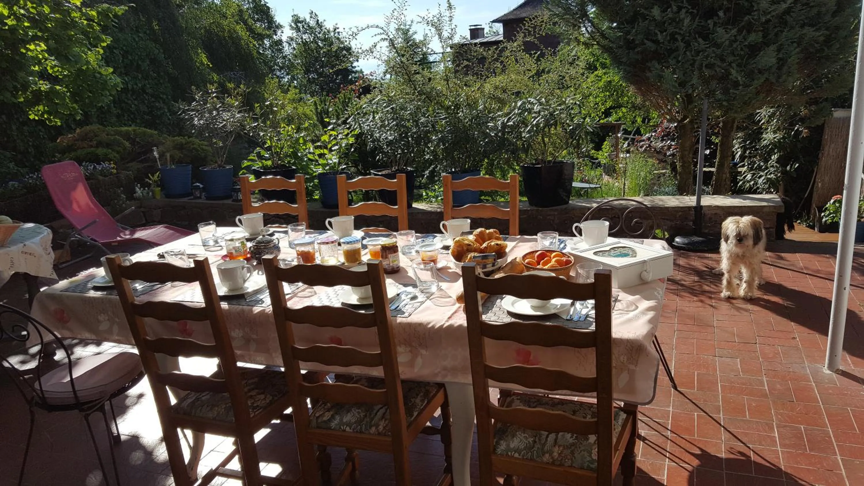 Patio in Les Iris Chambres d’hôte