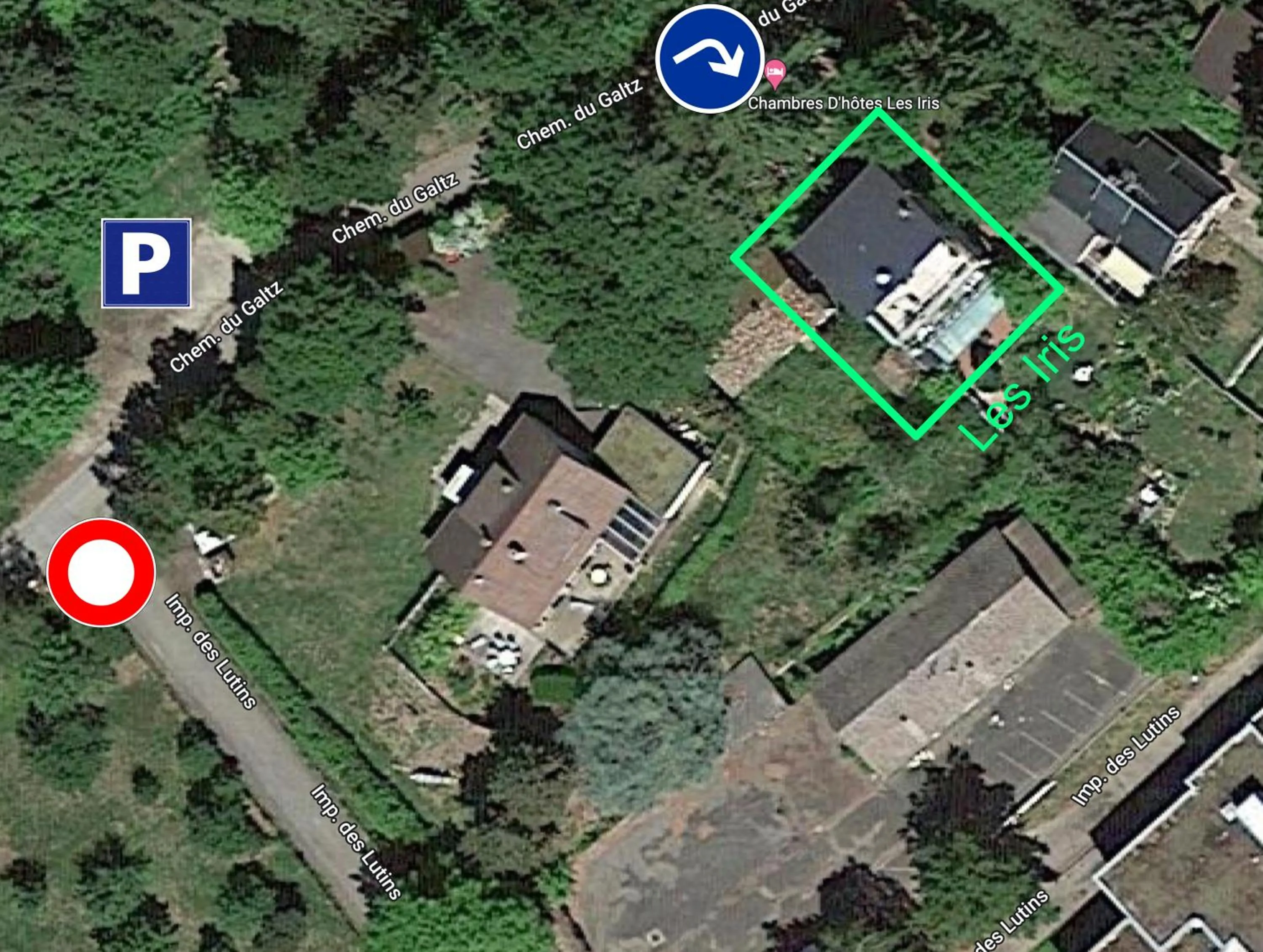 Bird's eye view in Les Iris Chambres d’hôte