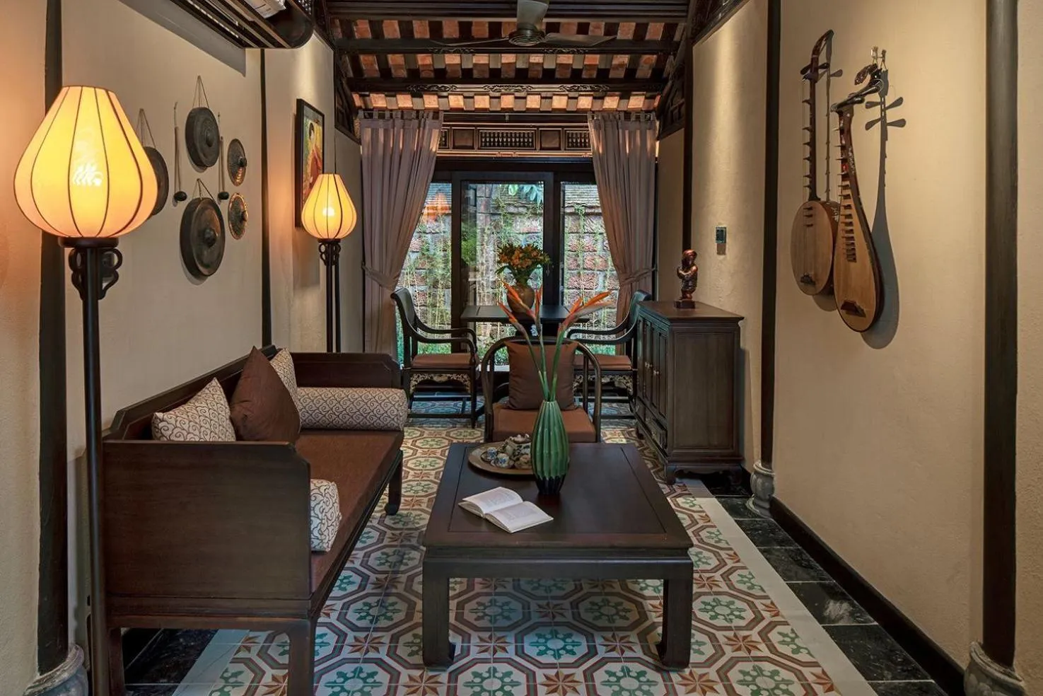 Living room in Ancient Huế Garden Houses
