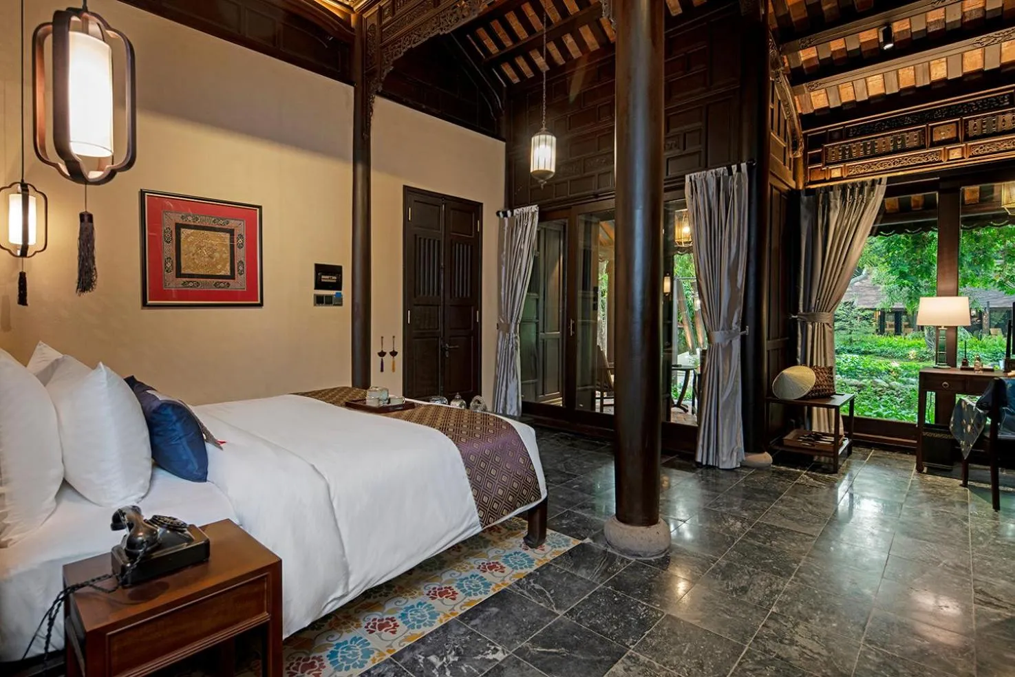 TV and multimedia, Bed in Ancient Huế Garden Houses