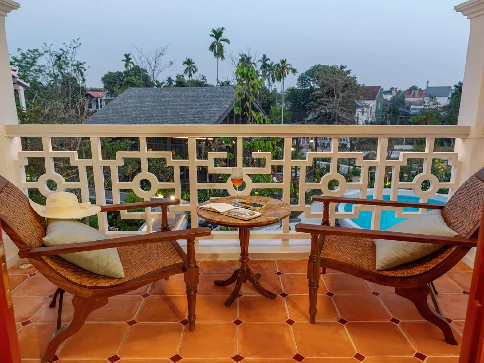 Balcony/Terrace in Ancient Huế Garden Houses