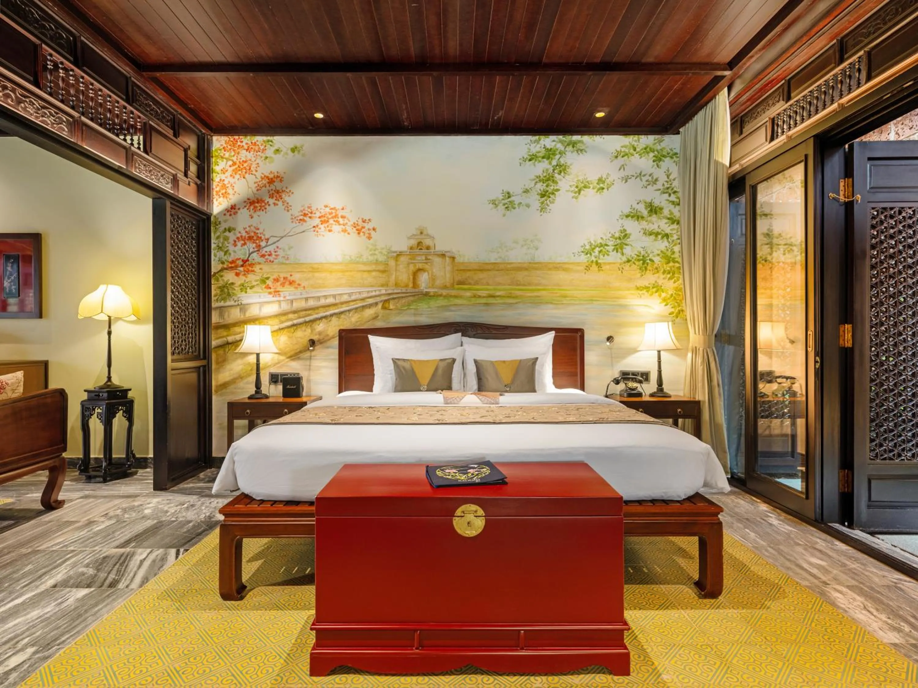 Bed in Ancient Huế Garden Houses