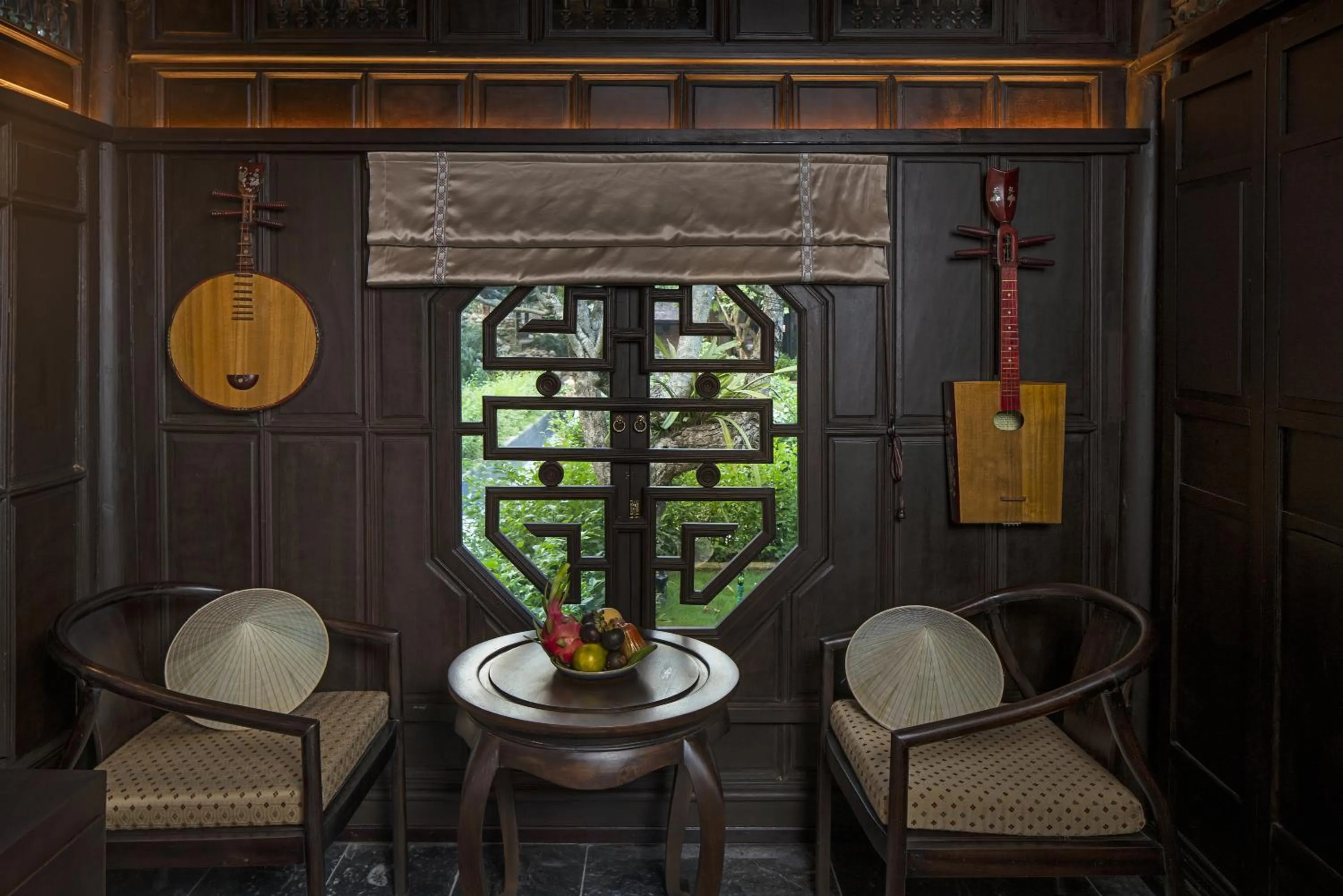 Seating area in Ancient Huế Garden Houses
