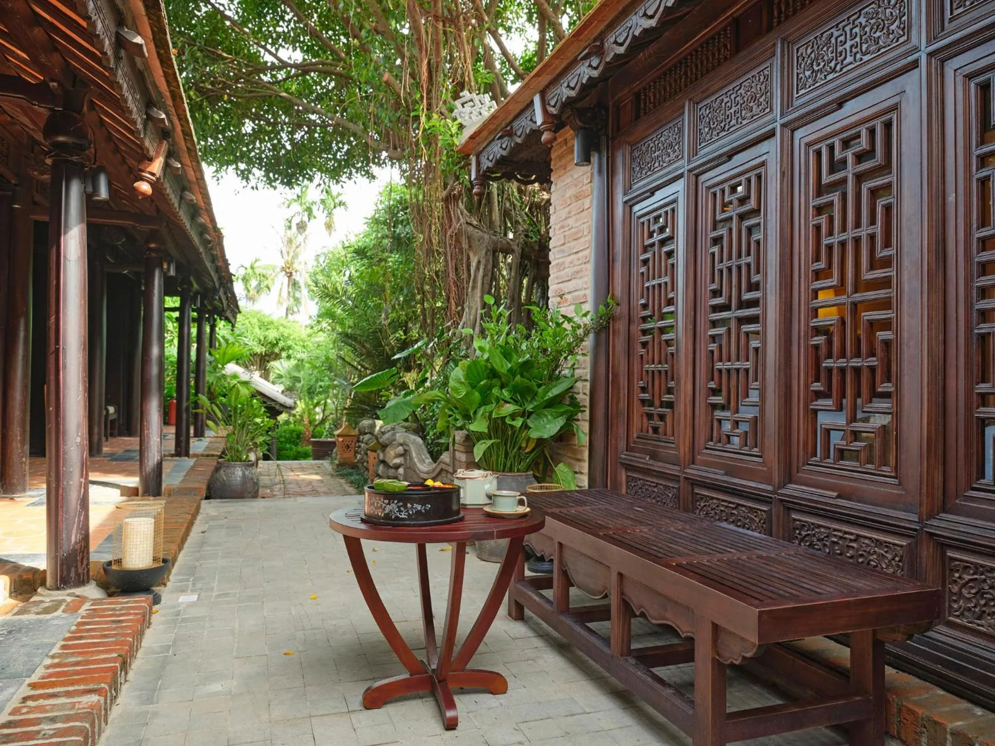 Patio in Ancient Huế Garden Houses