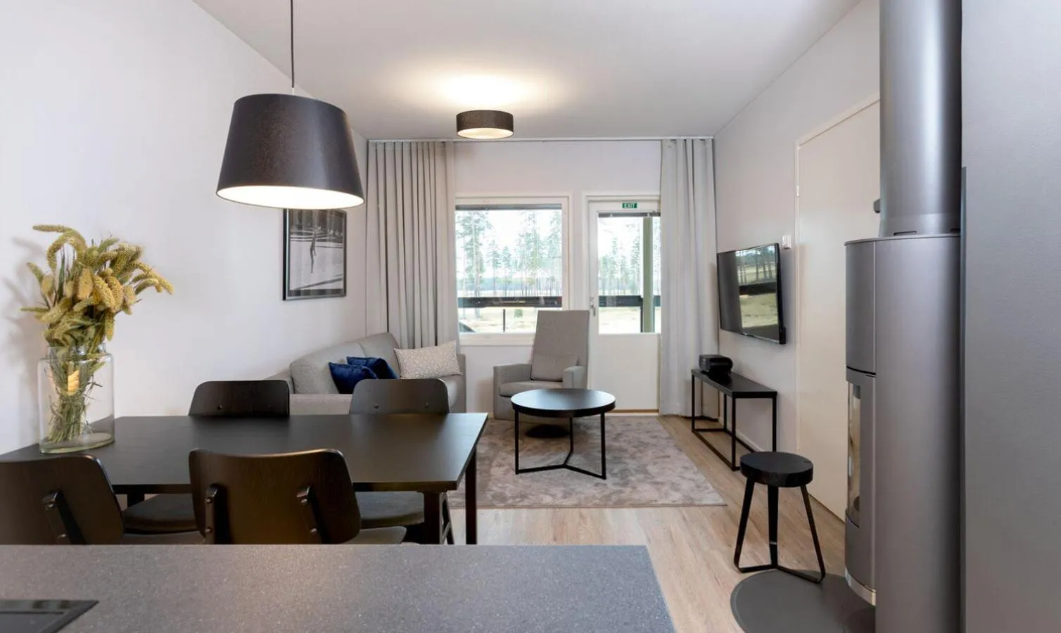 TV and multimedia in Holiday Club Vierumäki Superior Apartments