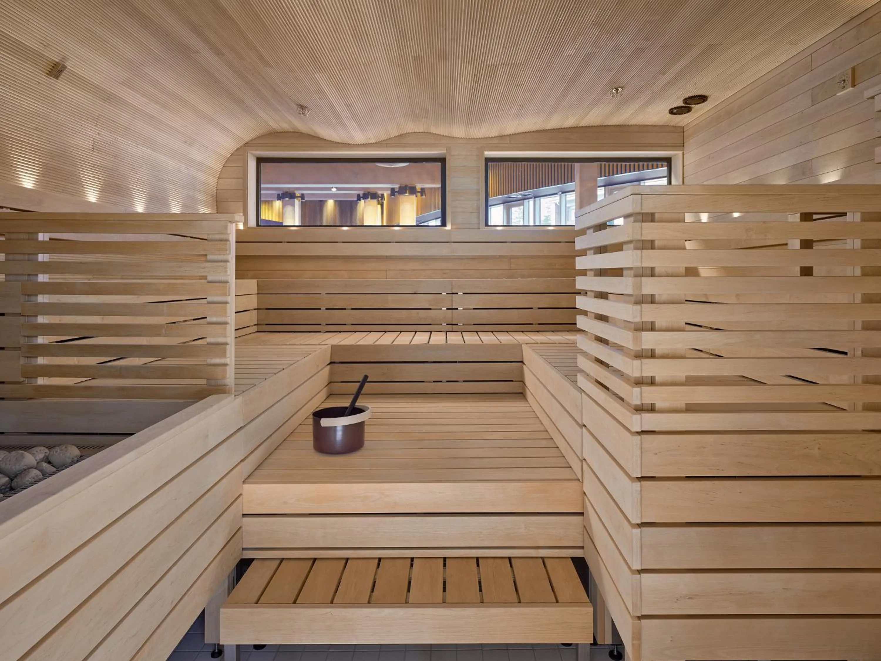 Sauna in Holiday Club Vierumäki Superior Apartments