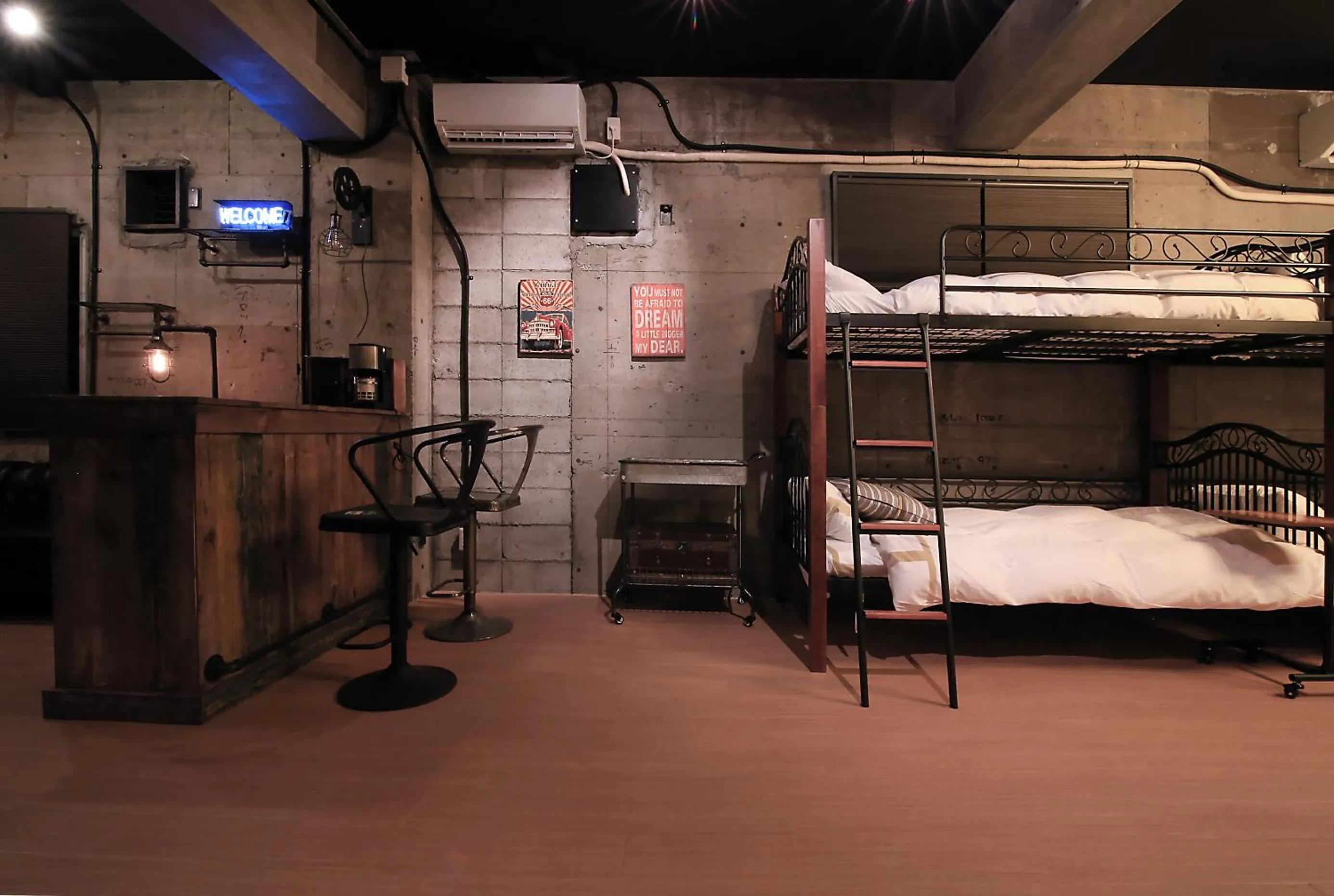 Bed in TOMARU MORISITA HOUSE