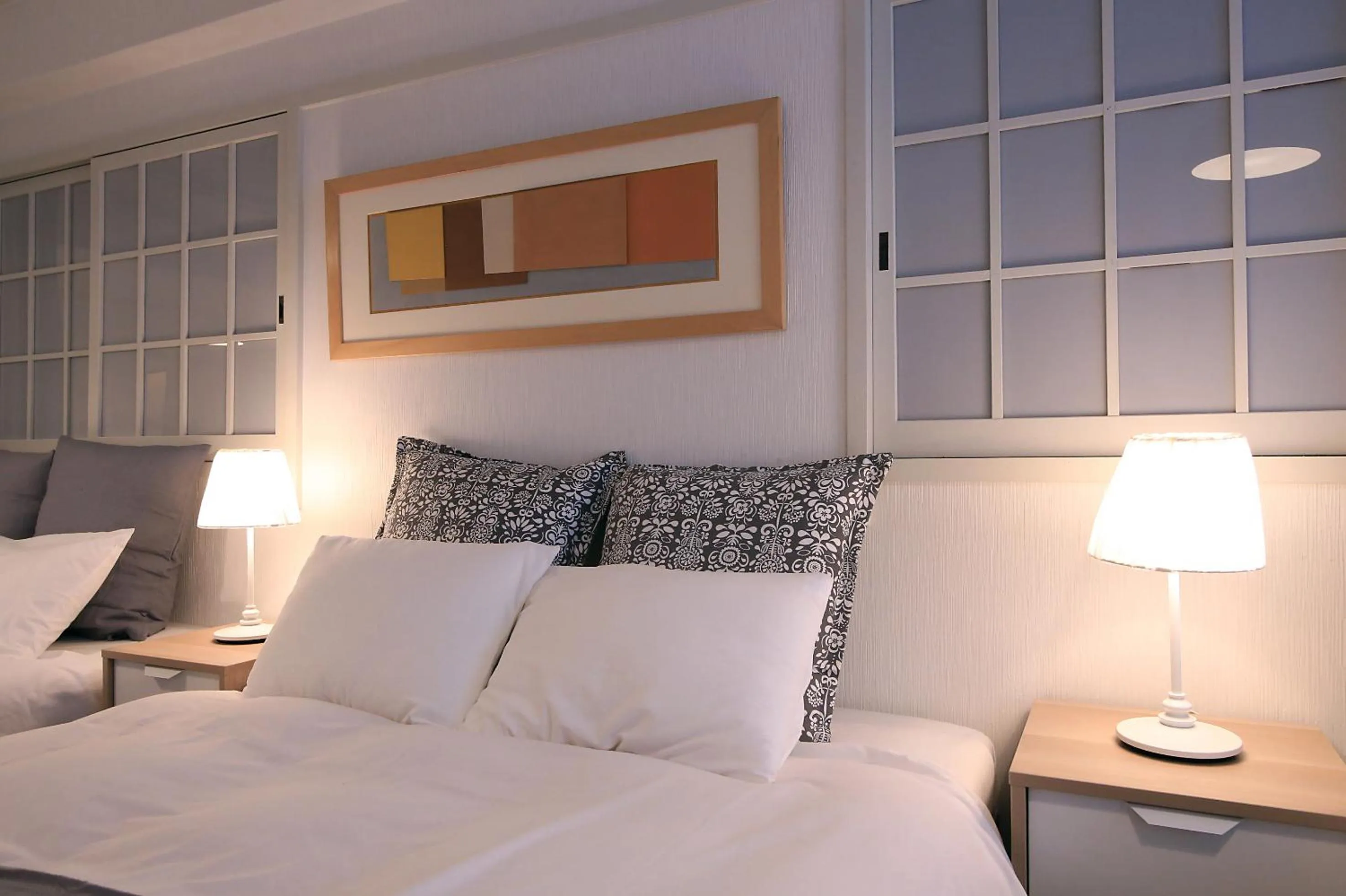 Bed in TOMARU MORISITA HOUSE