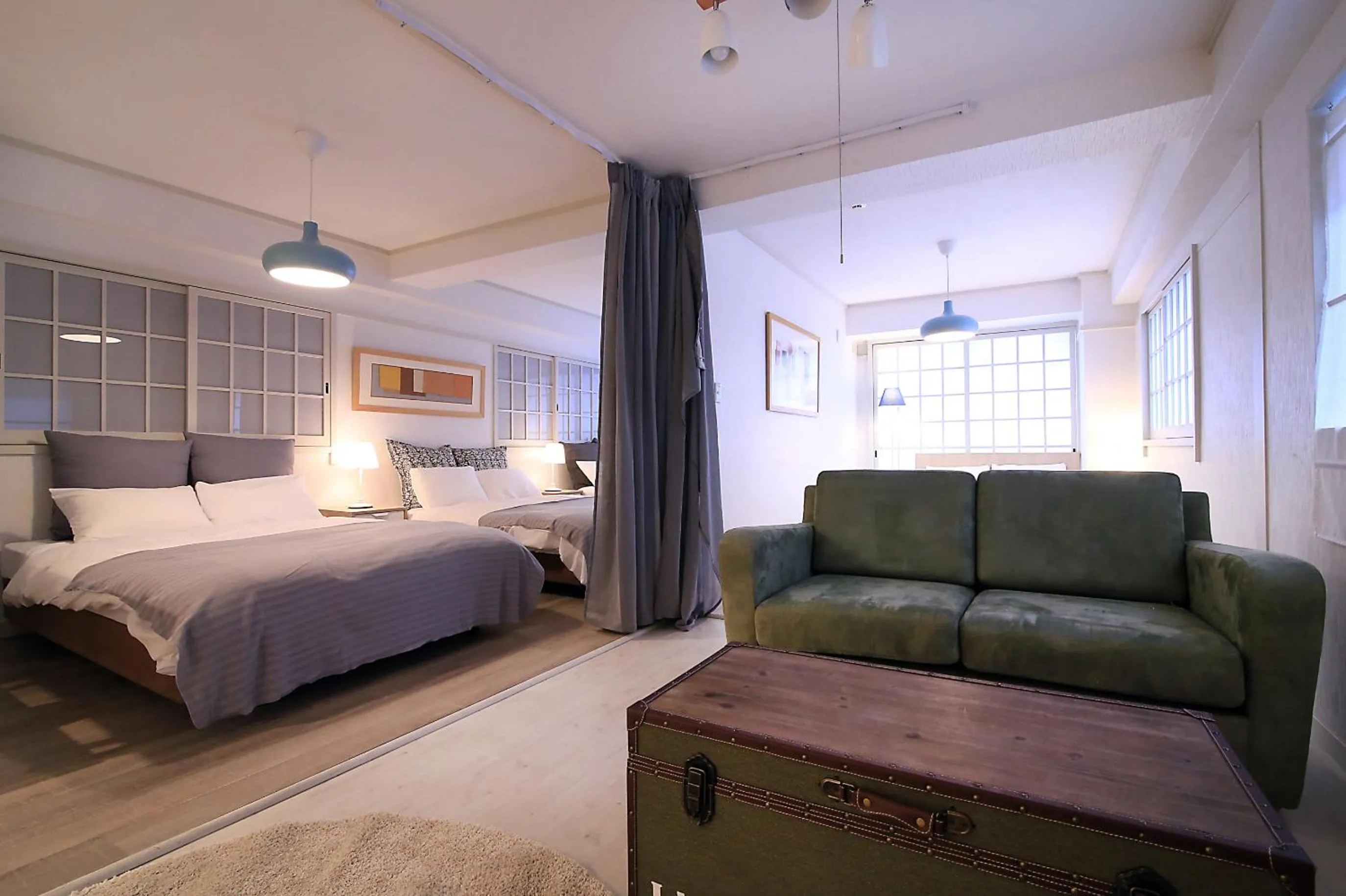 Bed in TOMARU MORISITA HOUSE