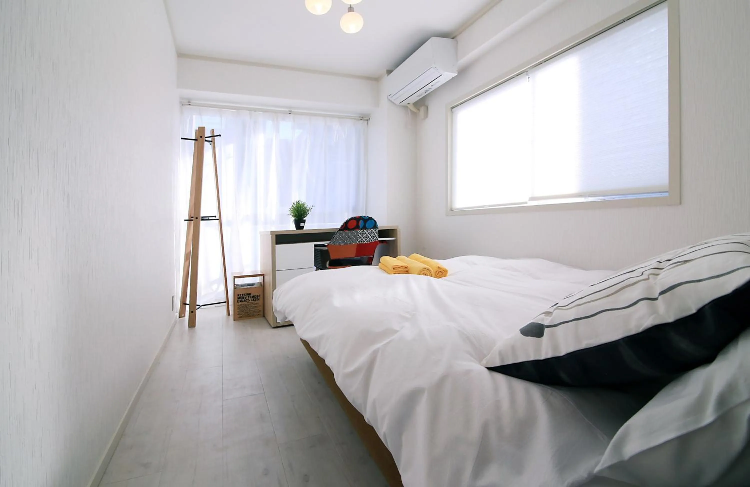 Bed in TOMARU MORISITA HOUSE