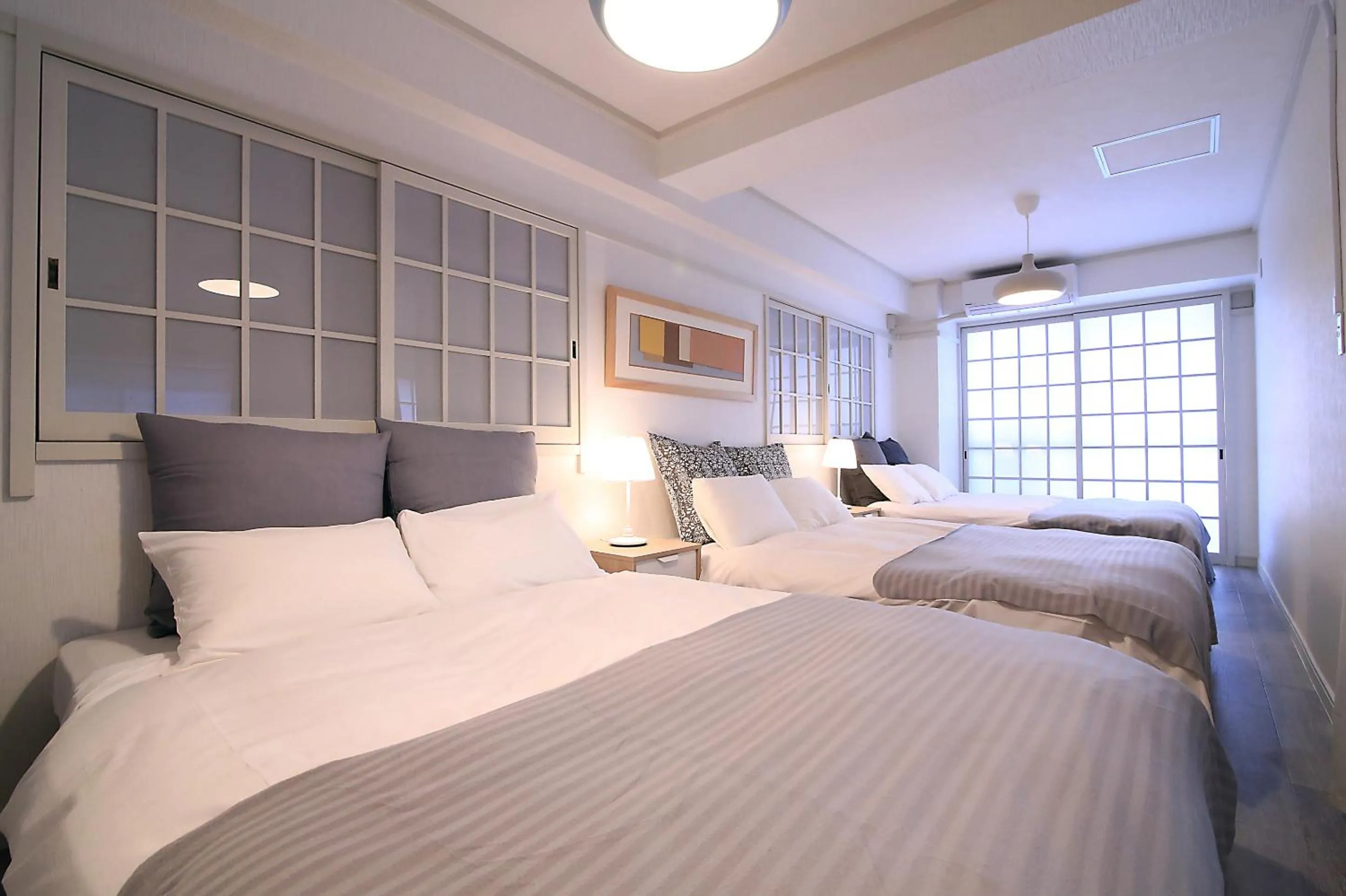 Bed in TOMARU MORISITA HOUSE