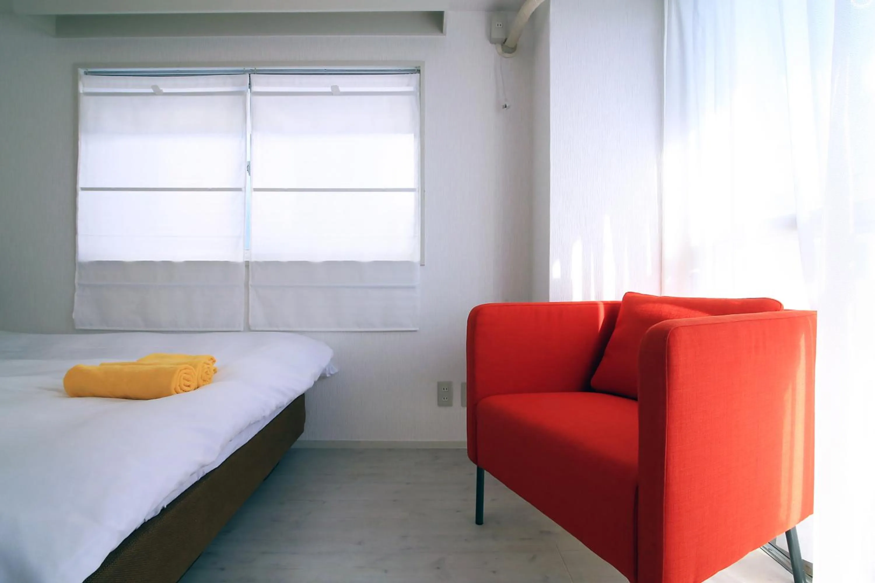 Bed in TOMARU MORISITA HOUSE