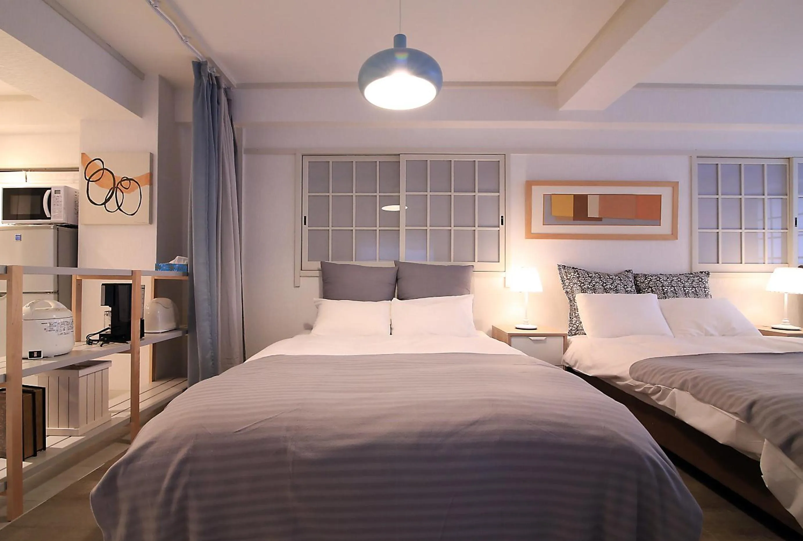 Bed in TOMARU MORISITA HOUSE