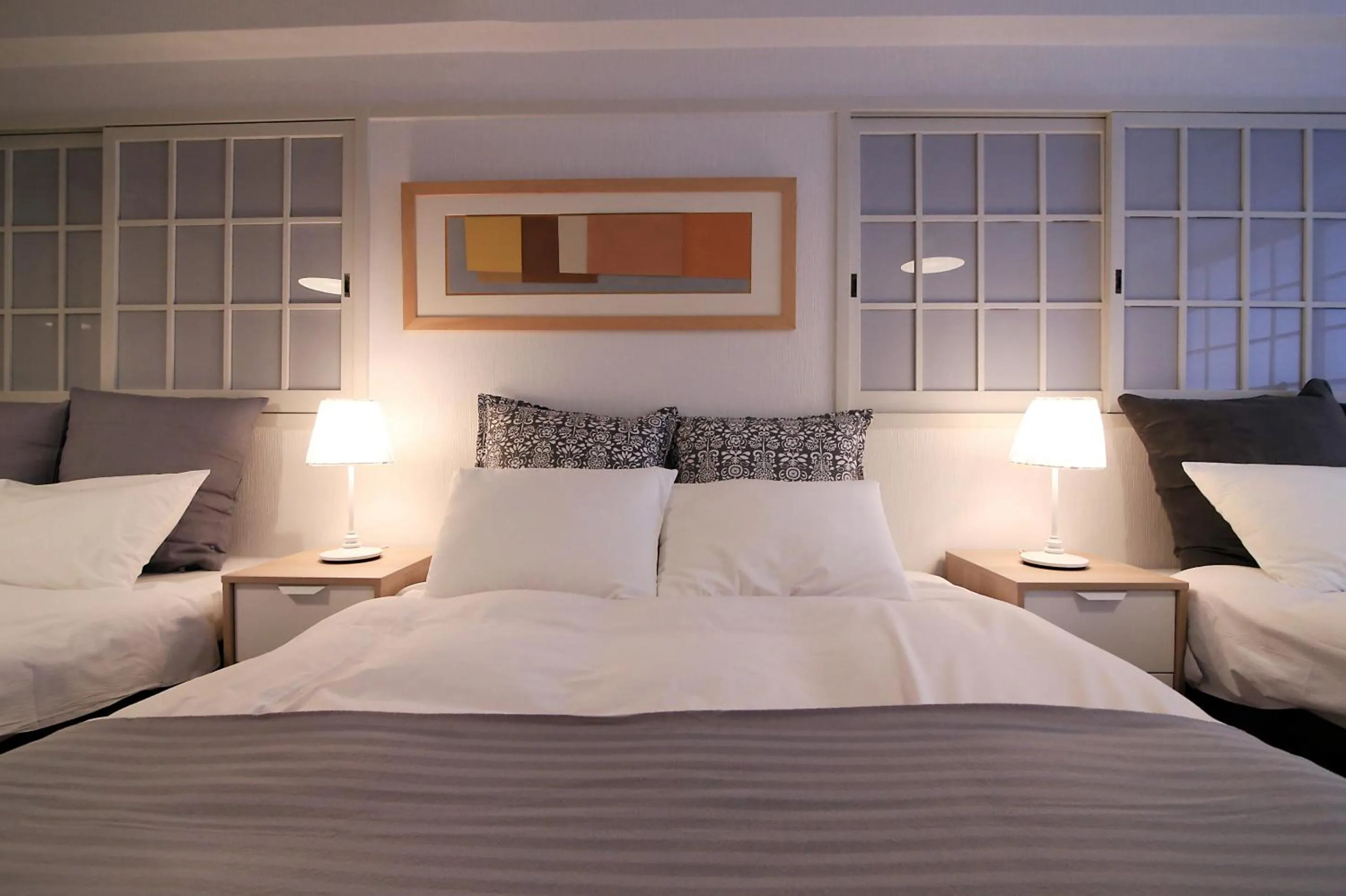 Bed in TOMARU MORISITA HOUSE