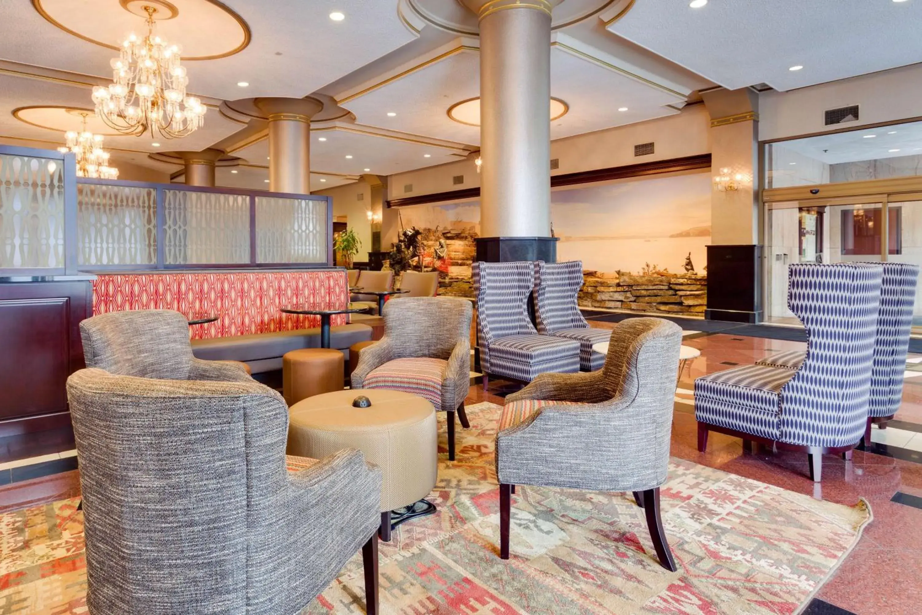 Lobby or reception in Drury Plaza St. Louis at the Arch Lobby or reception in Drury Plaza St. Louis at the Arch