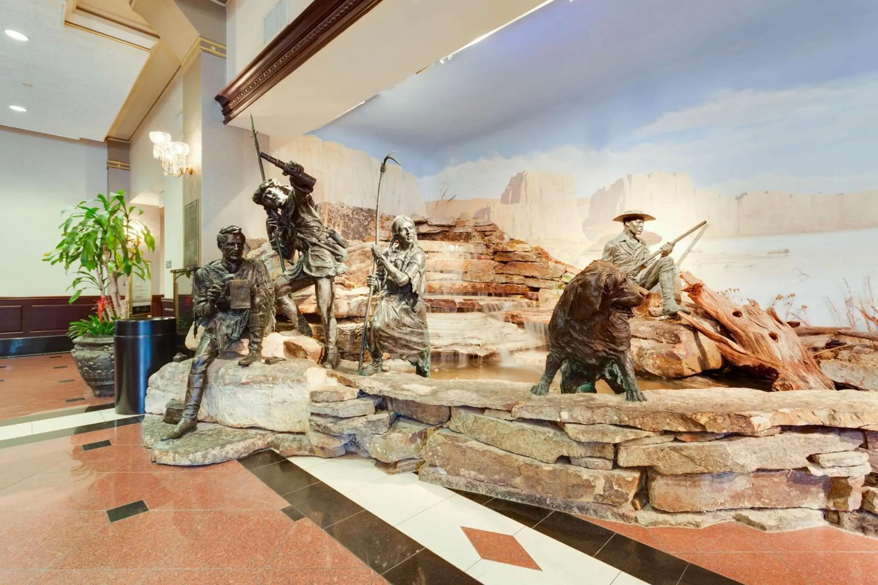 Lobby or reception in Drury Plaza St. Louis at the Arch Lobby or reception in Drury Plaza St. Louis at the Arch