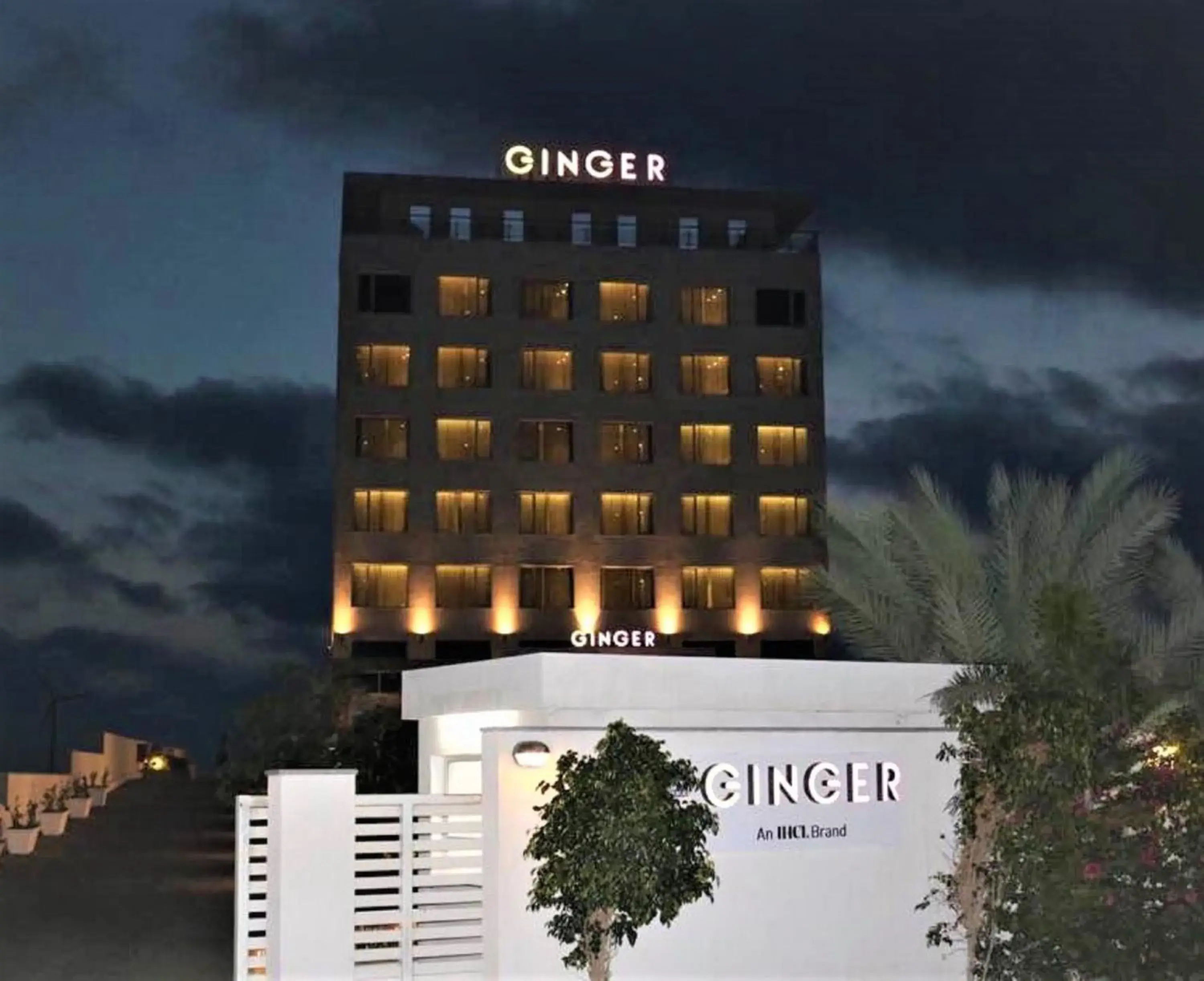 Facade/entrance in Ginger Dwarka Facade/entrance in Ginger Dwarka