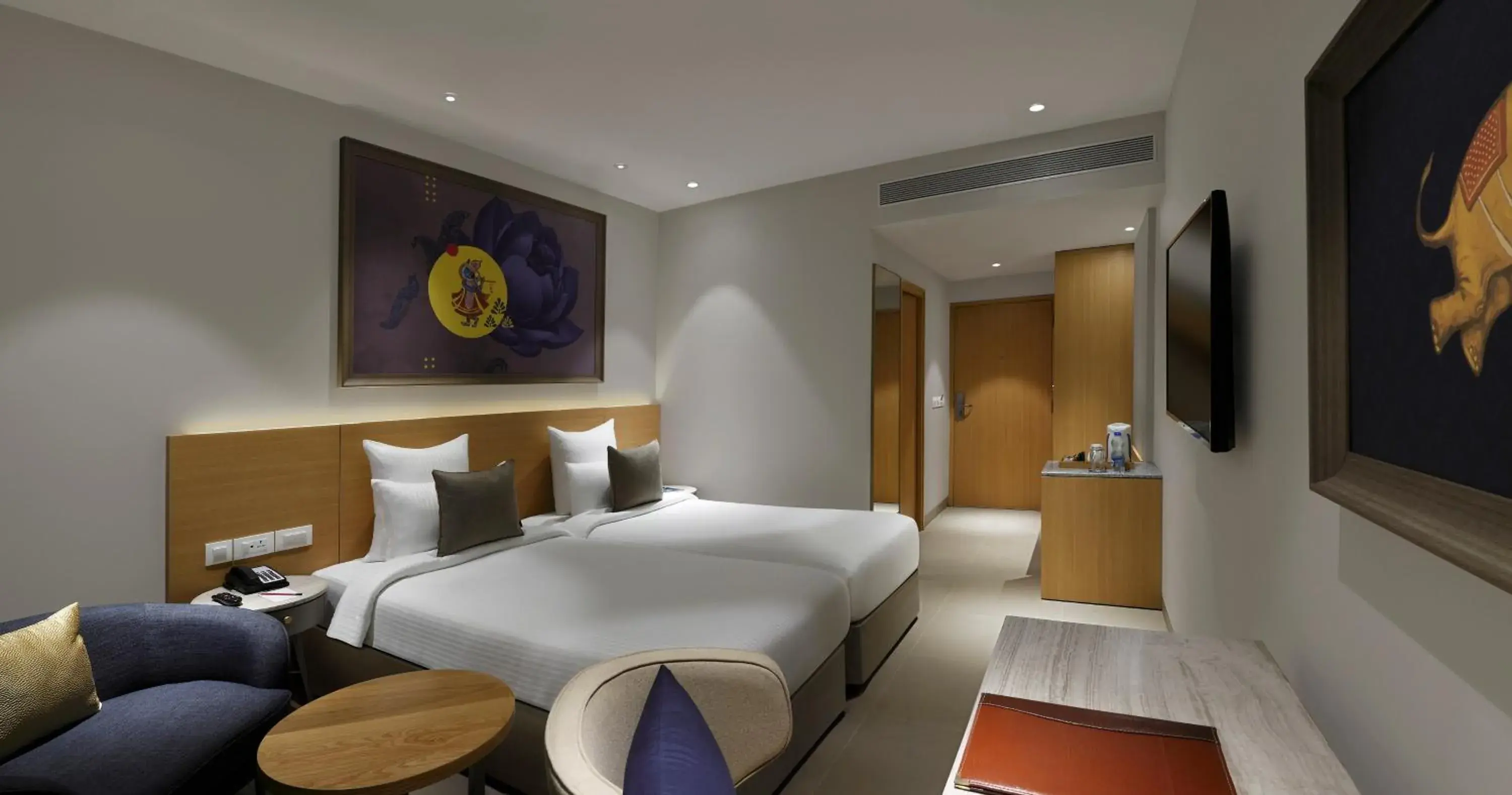 Bed in Ginger Dwarka Bed in Ginger Dwarka