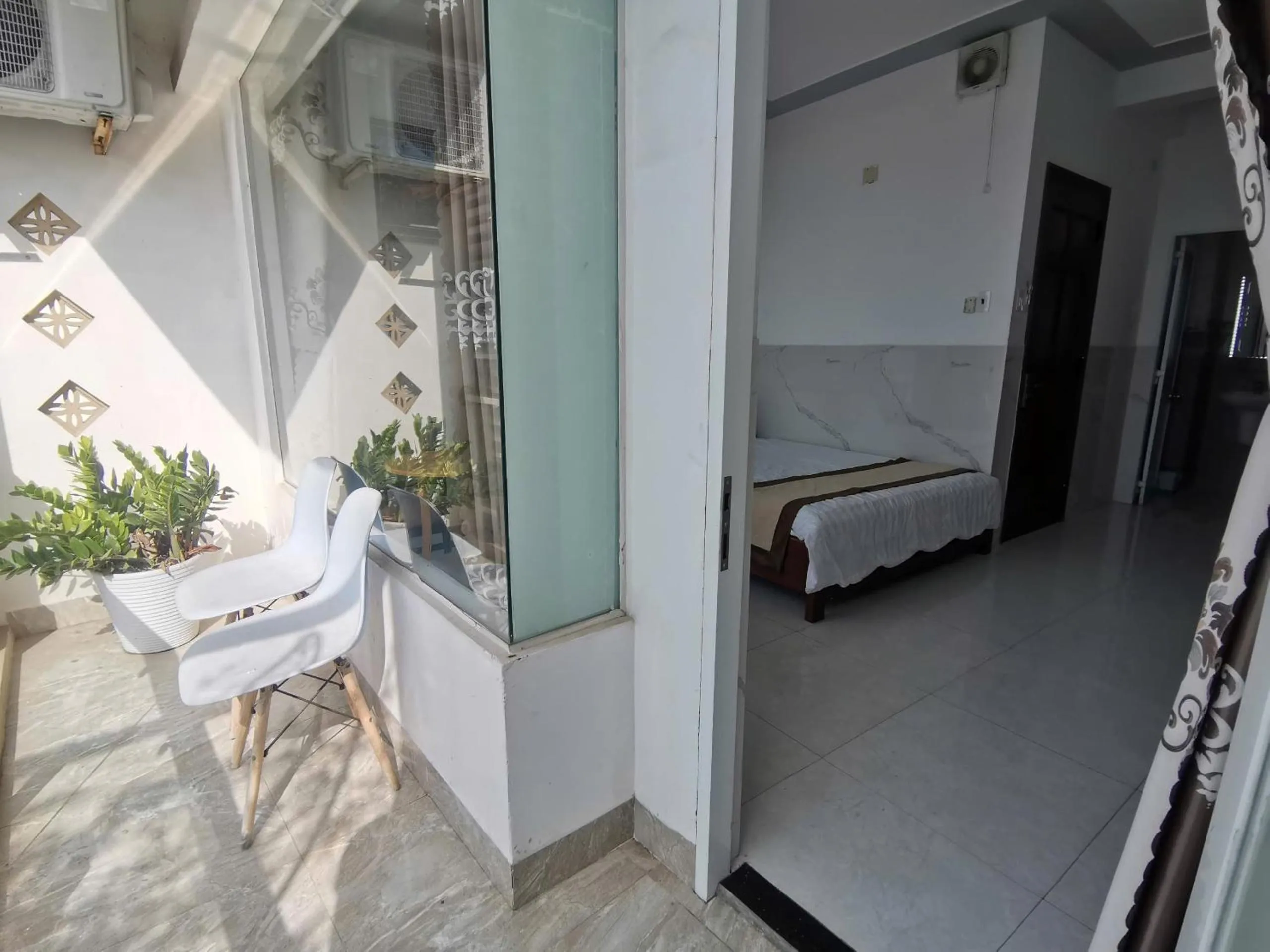 Patio, Bed in VIVU HOTEL