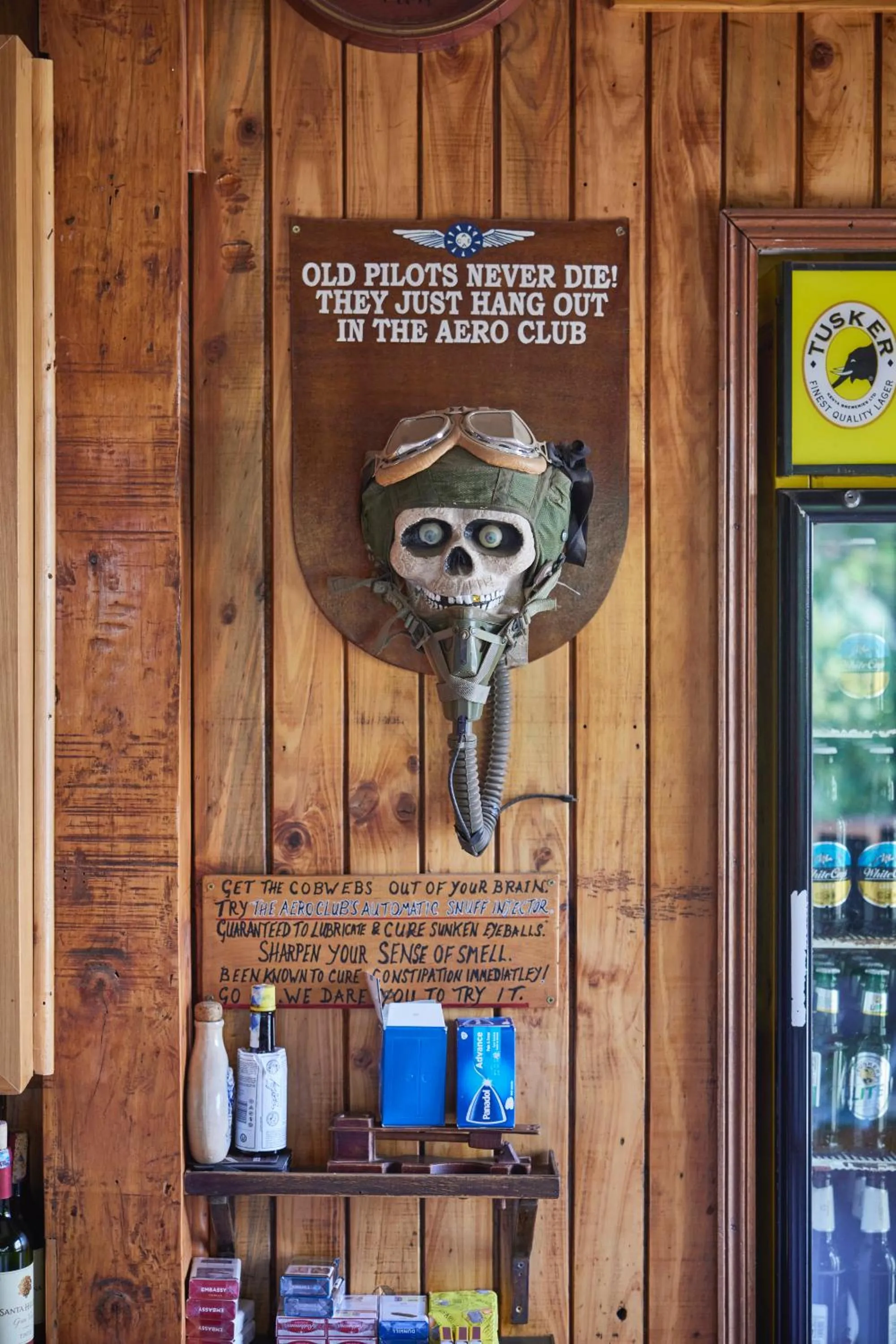 Decorative detail in Aero Club of East Africa