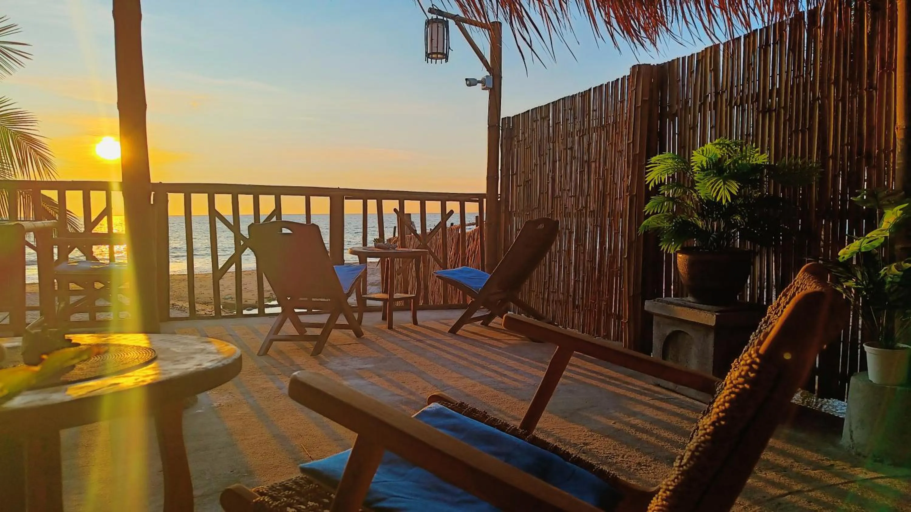 Patio in The Lazy Lodge