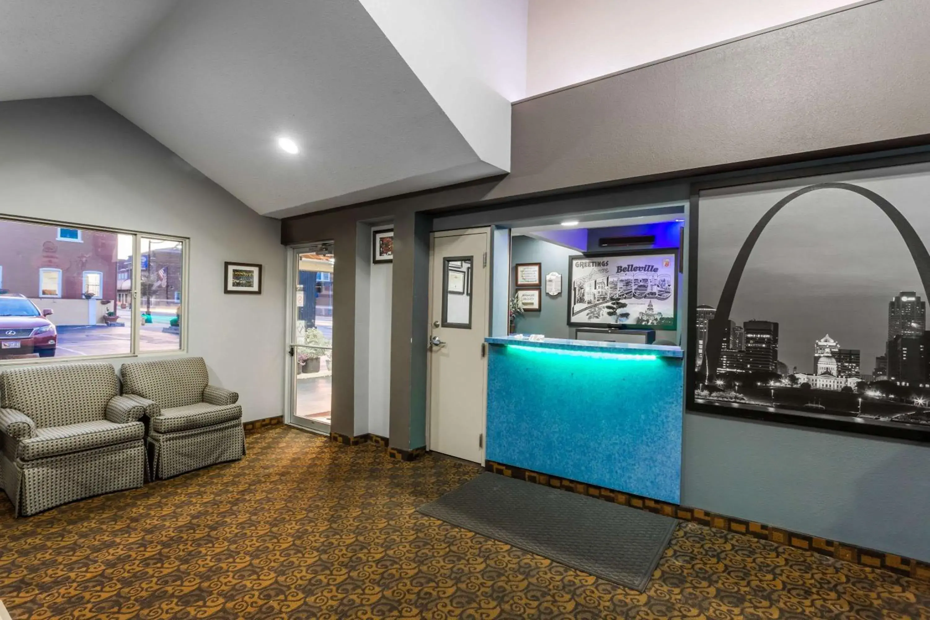 Lobby or reception in Super 8 by Wyndham Belleville St. Louis Area Lobby or reception in Super 8 by Wyndham Belleville St. Louis Area