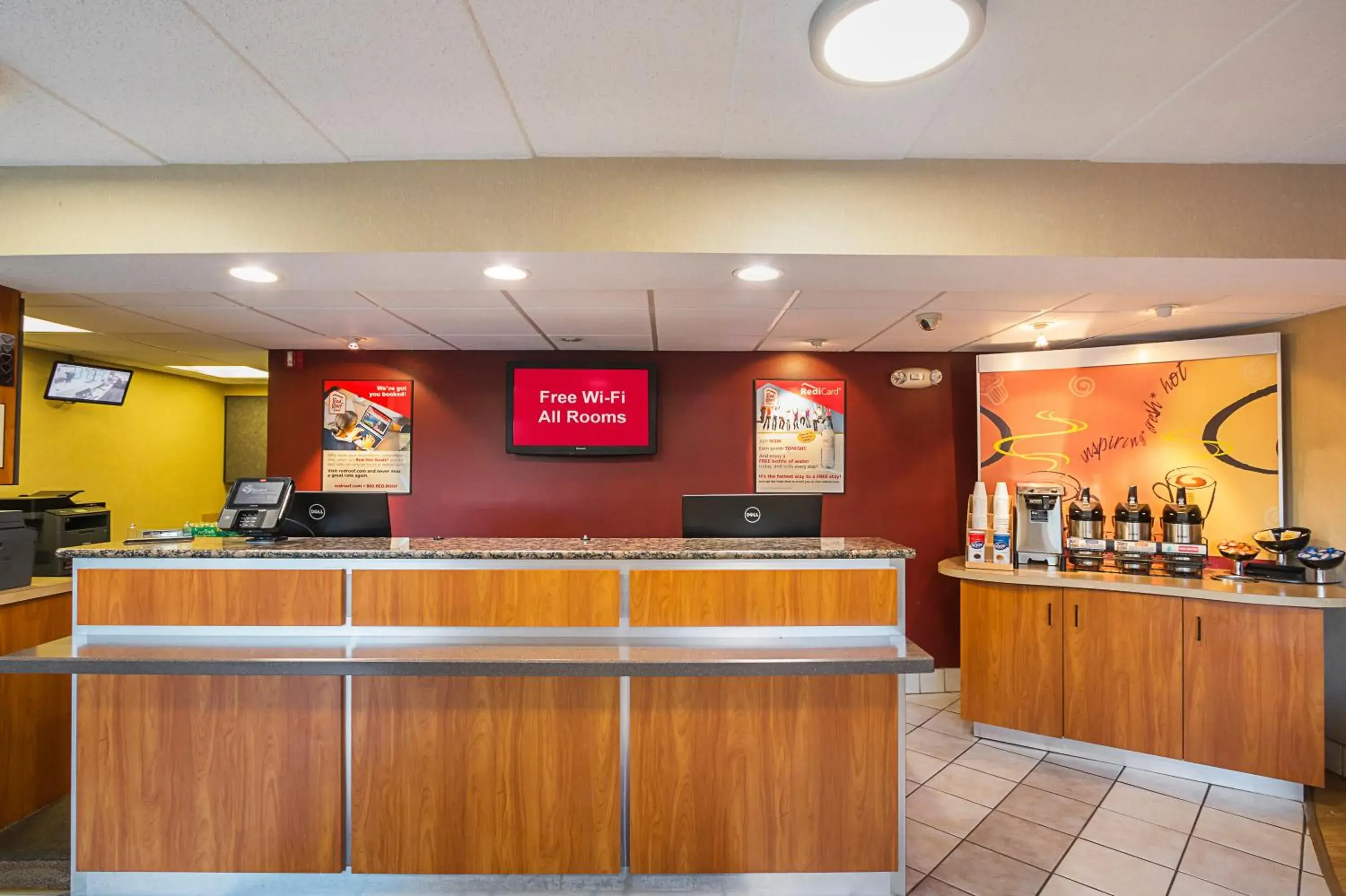 Lobby or reception, Lobby/Reception in Red Roof Inn Indianapolis North - College Park