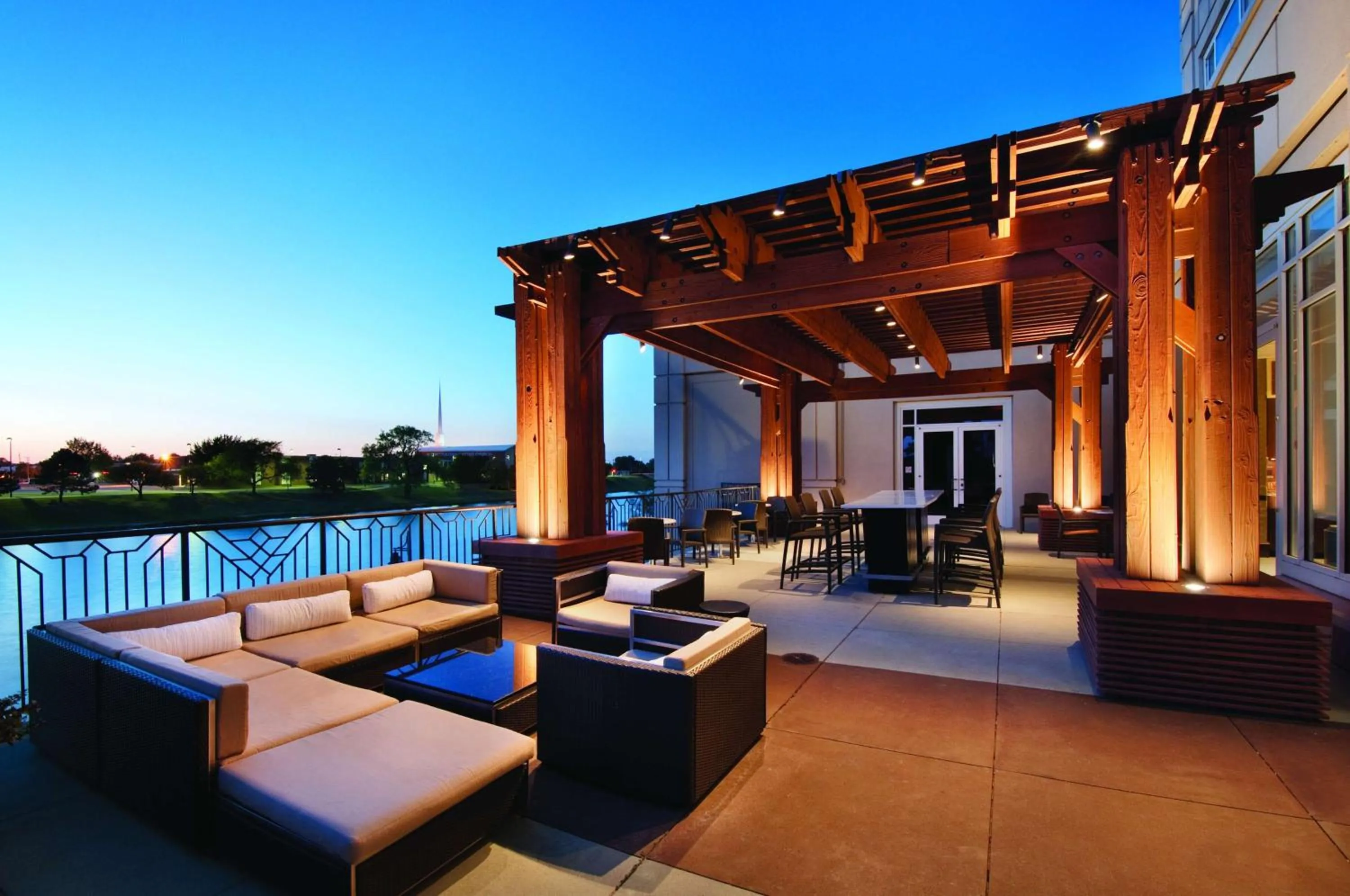 Patio in Hyatt Regency Wichita