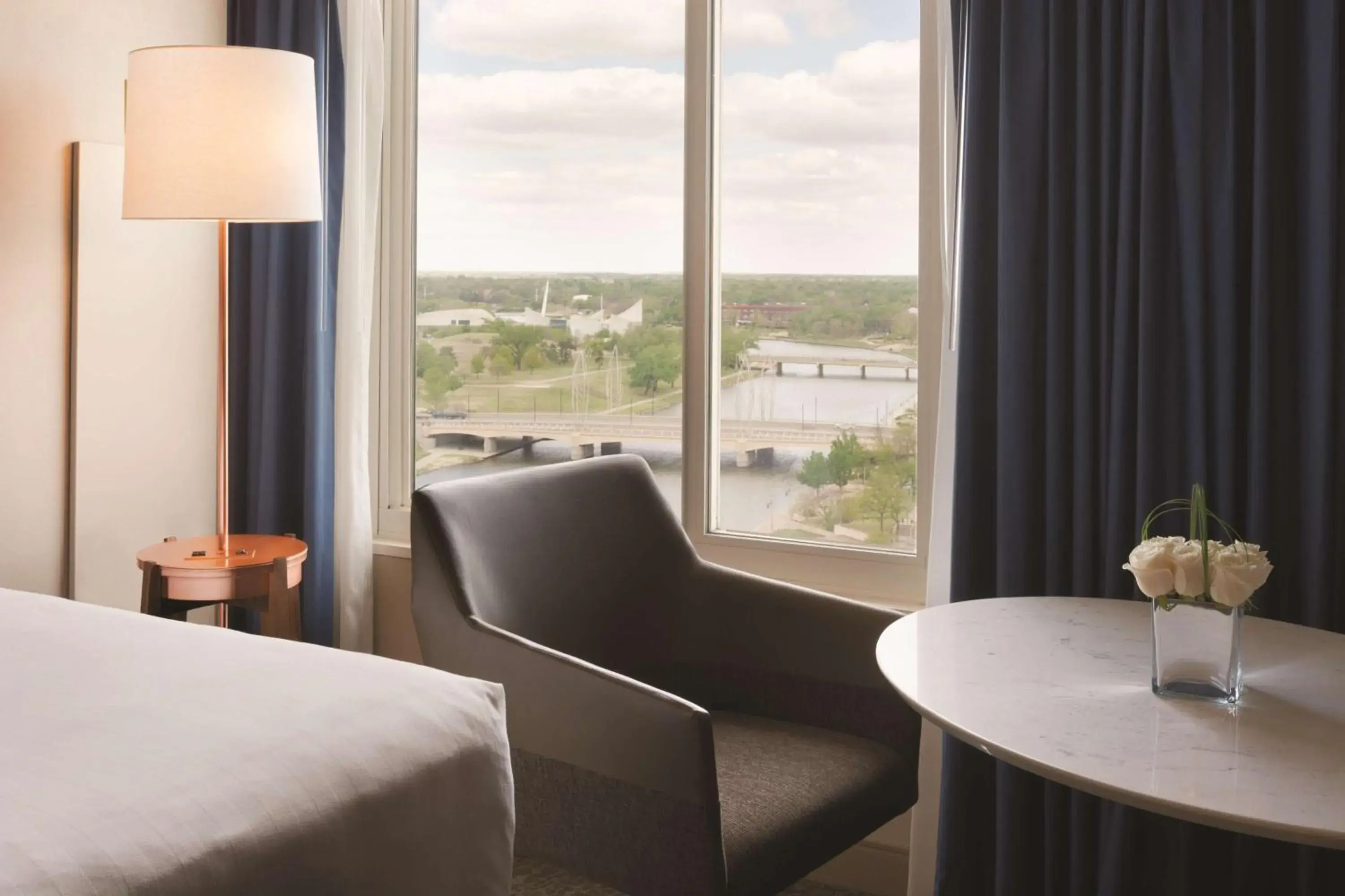 View (from property/room), Bed in Hyatt Regency Wichita View (from property/room), Bed in Hyatt Regency Wichita