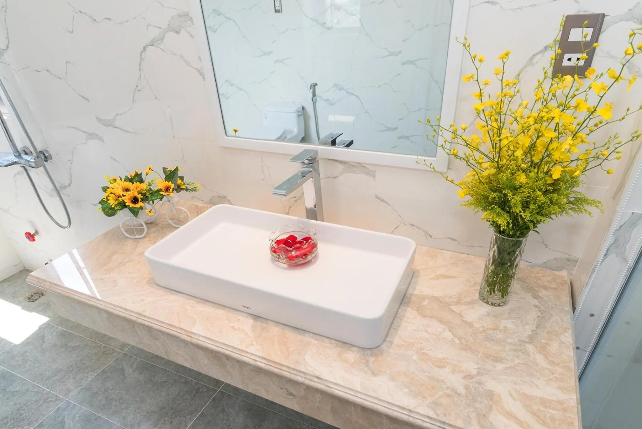 Bathroom in Sun Beach Hotel