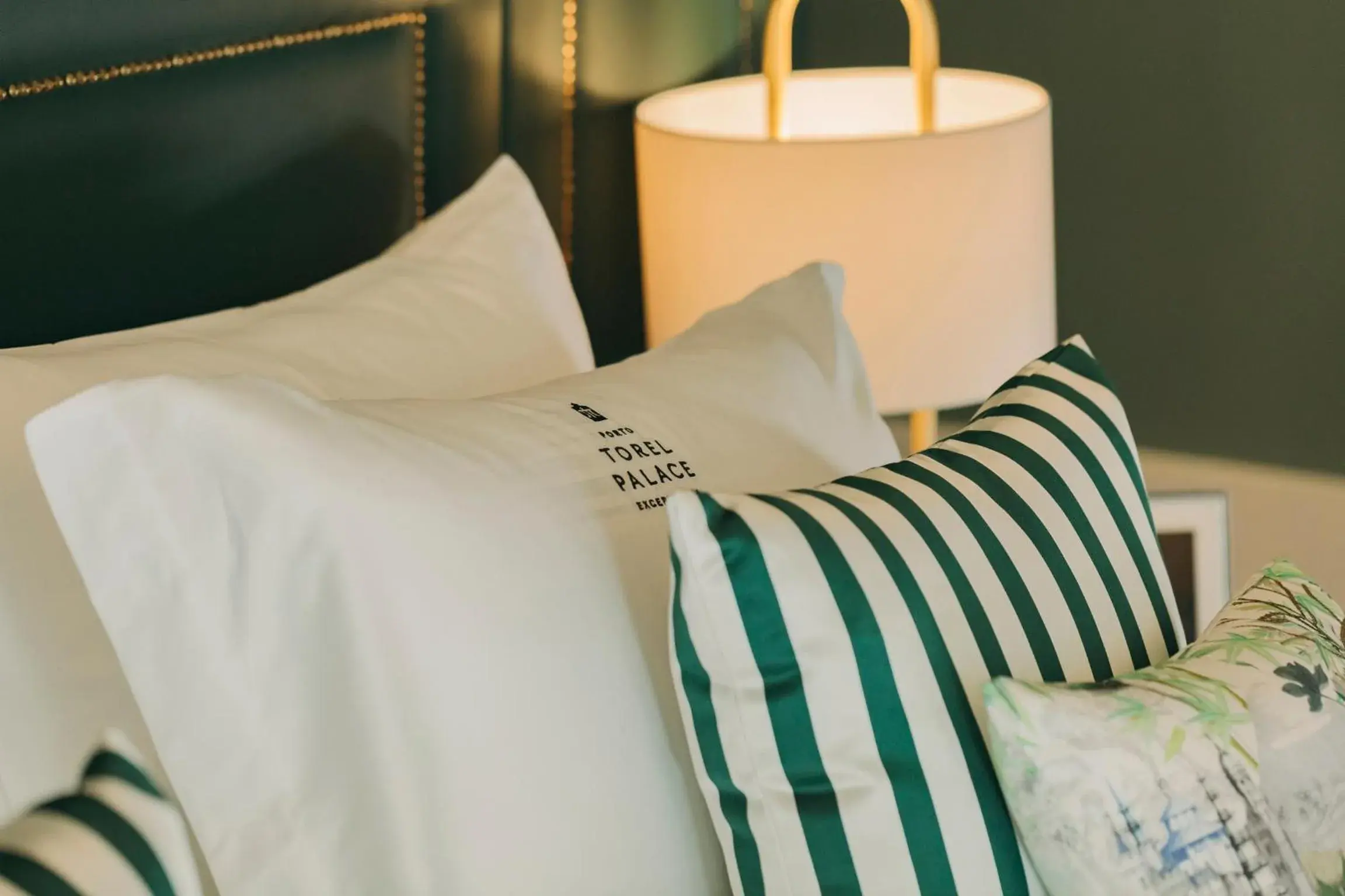 Decorative detail, Bed in Torel Palace Porto Decorative detail, Bed in Torel Palace Porto