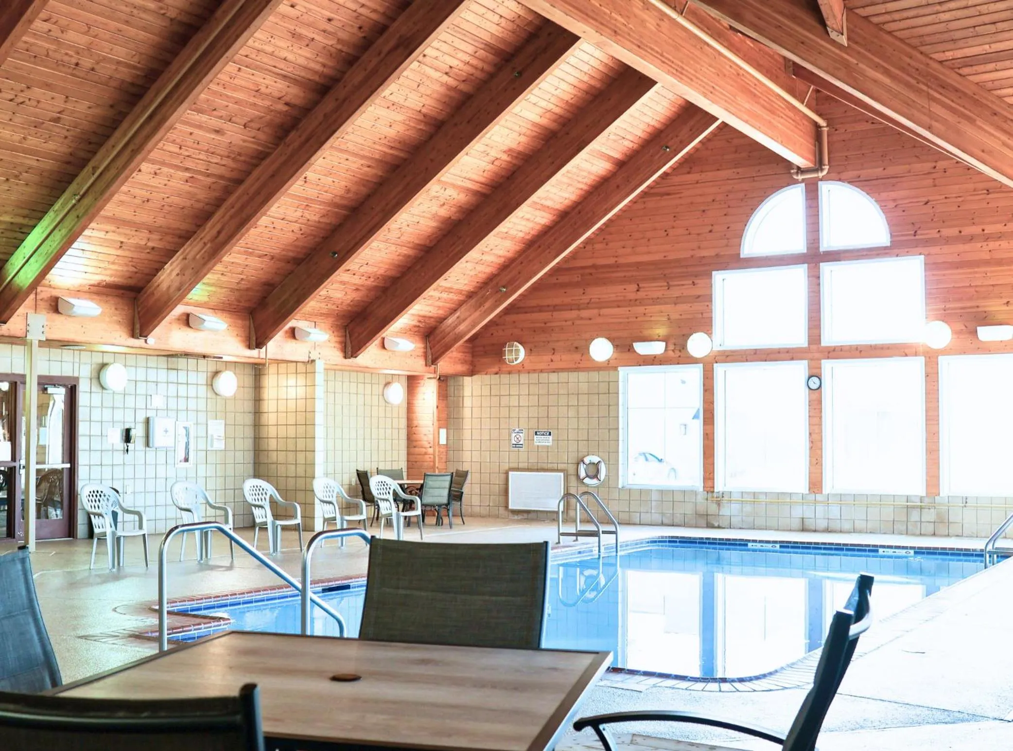 Swimming pool in AmericInn by Wyndham Monmouth
