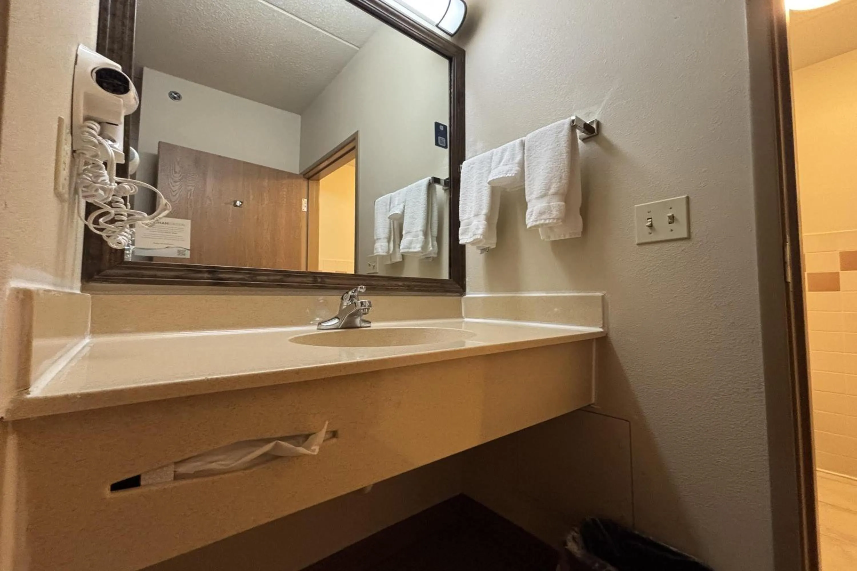 Bathroom in AmericInn by Wyndham Monmouth