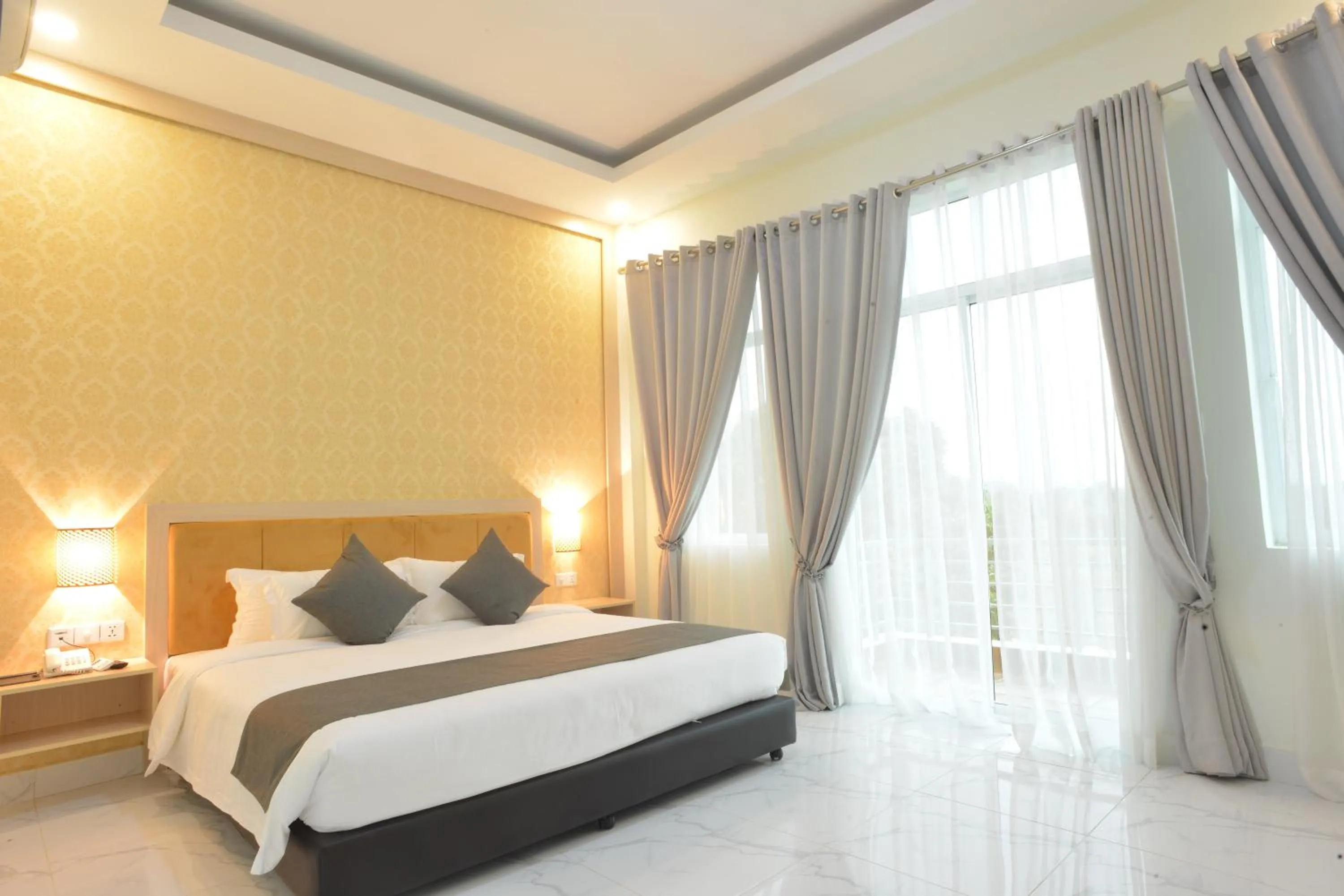 Bed in Sangkahak Mith Hotel