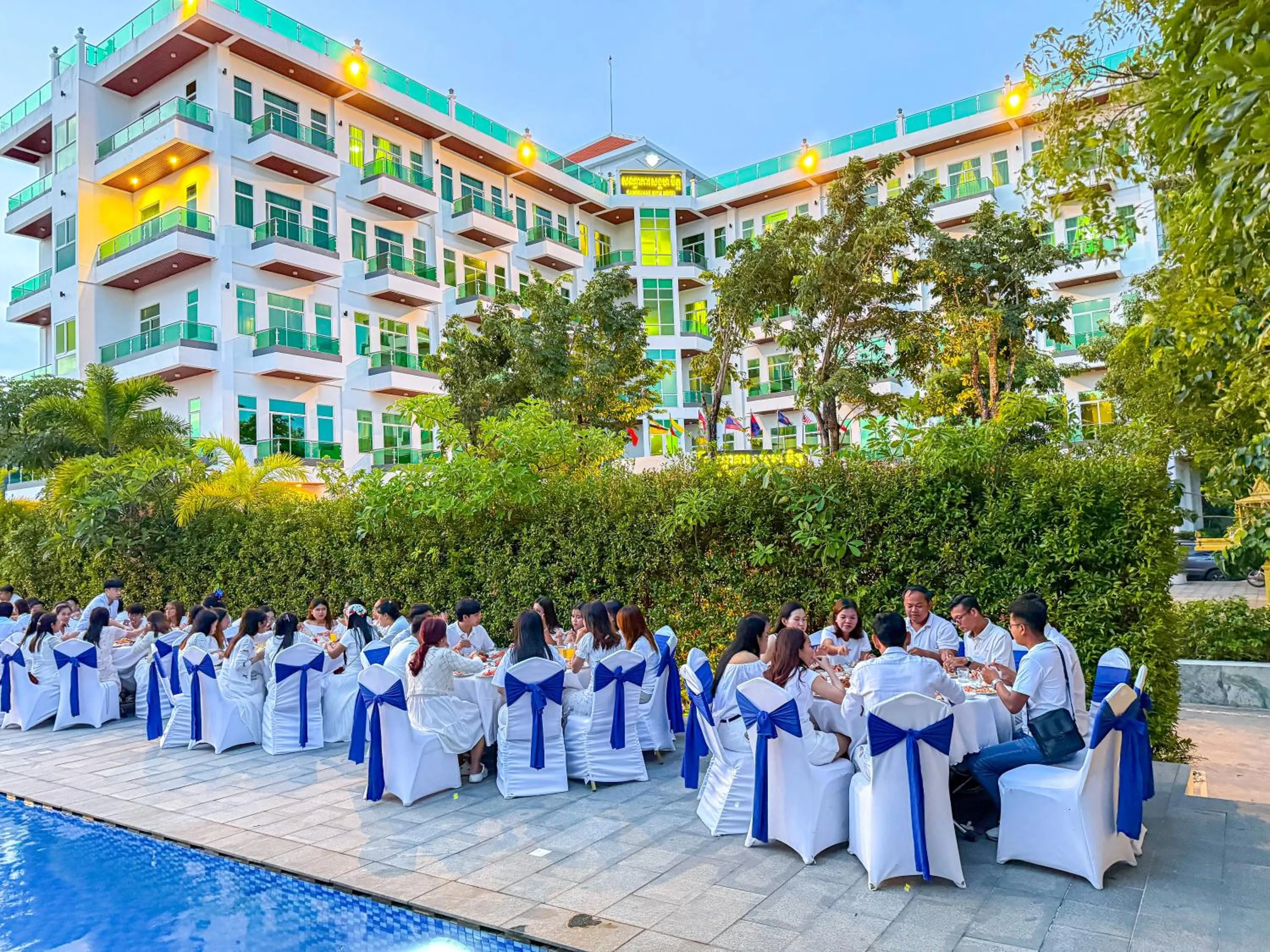 BBQ facilities in Sangkahak Mith Hotel