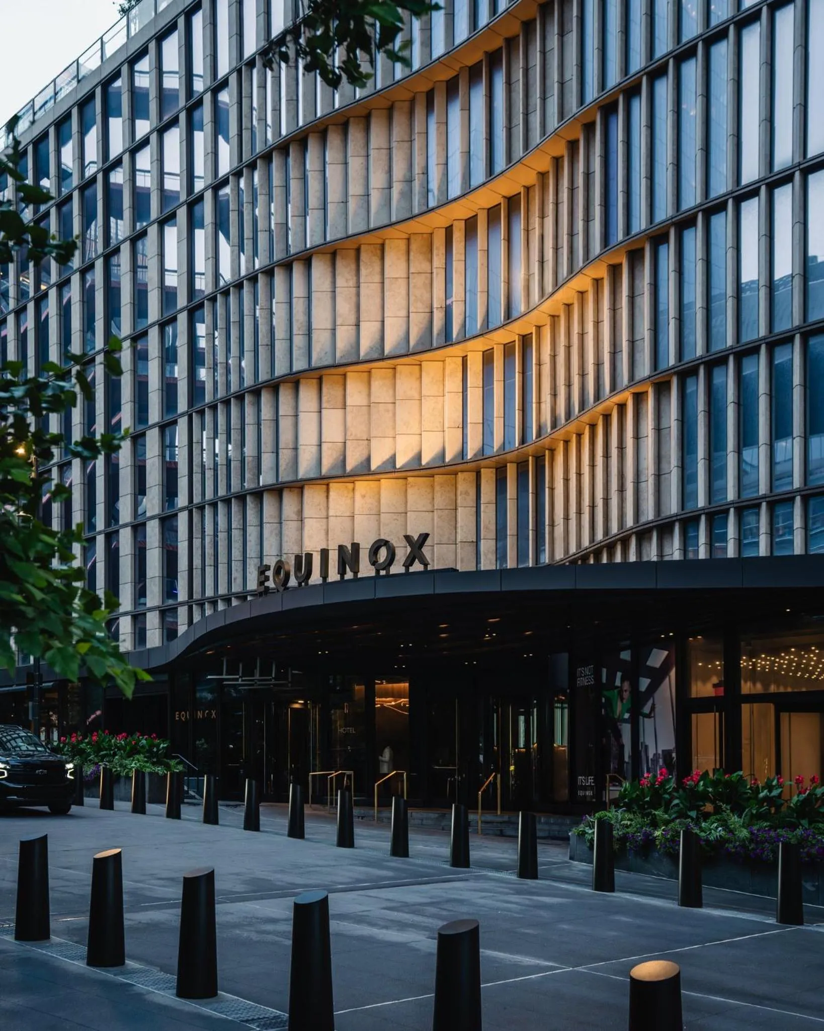 Facade/entrance in Equinox Hotel New York